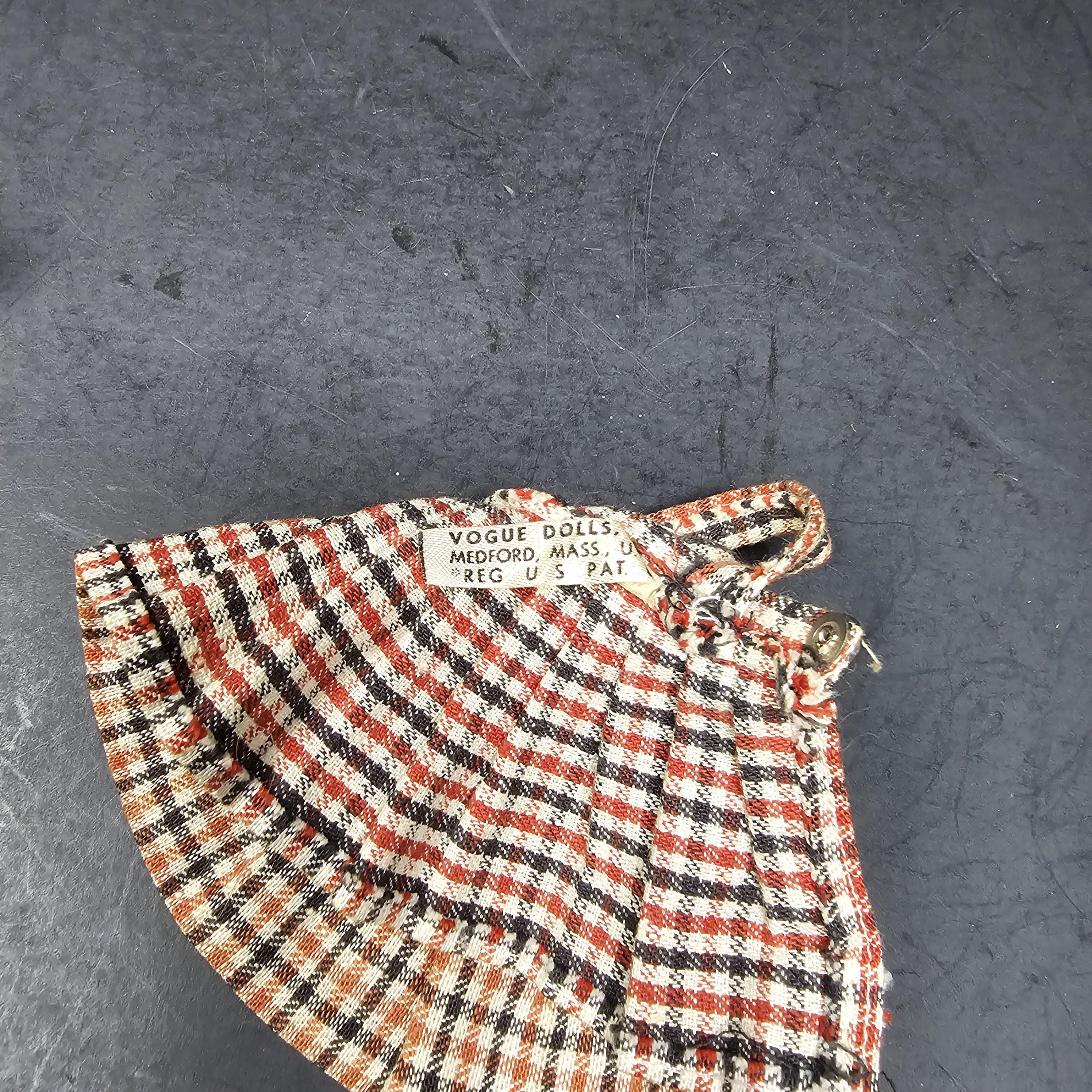 Vintage Virga Doll SLW in Vogue Ginny Skirt 1950's