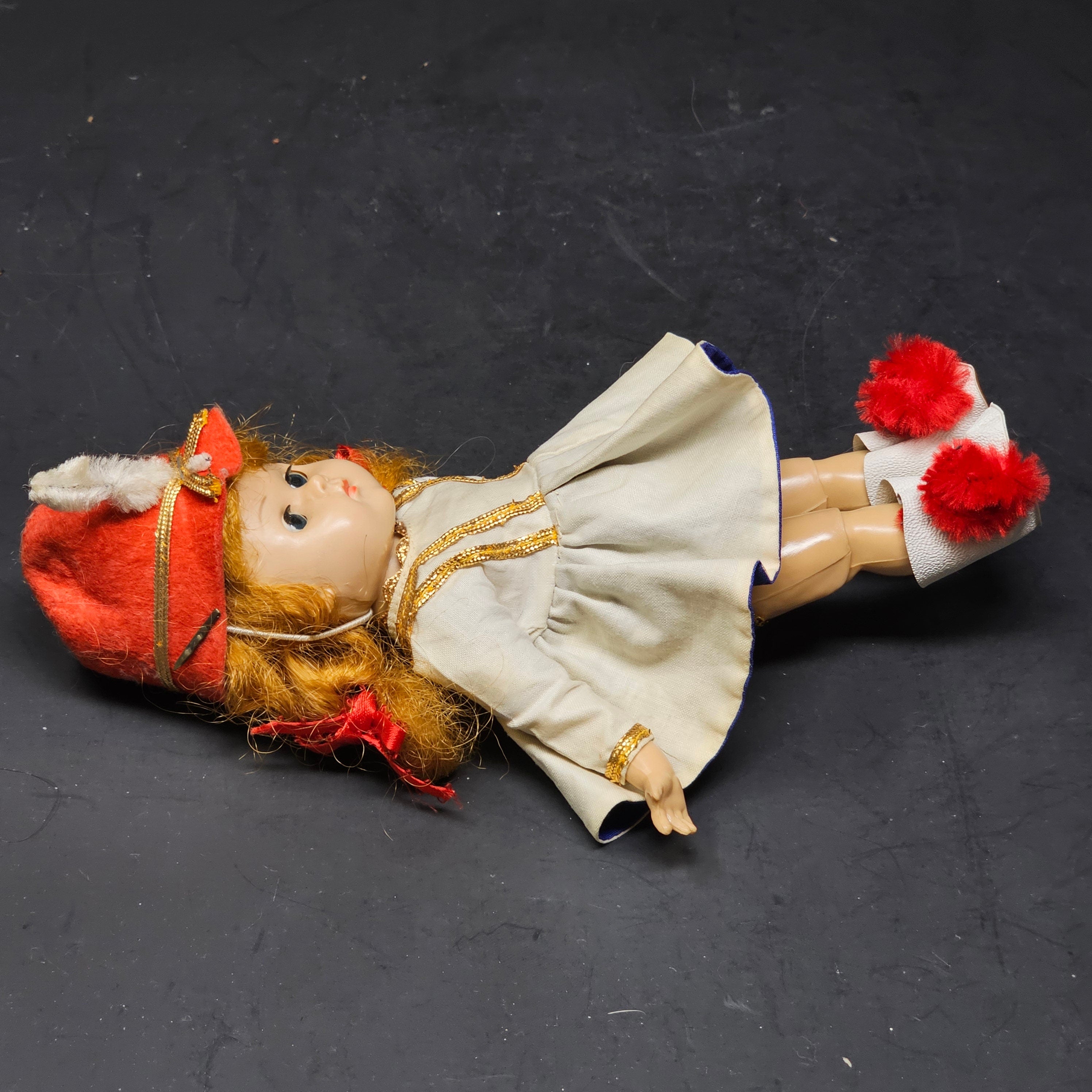 Vintage Vogue 8" Ginny Majorette Bent Knee Leg Walker Doll 1950’s