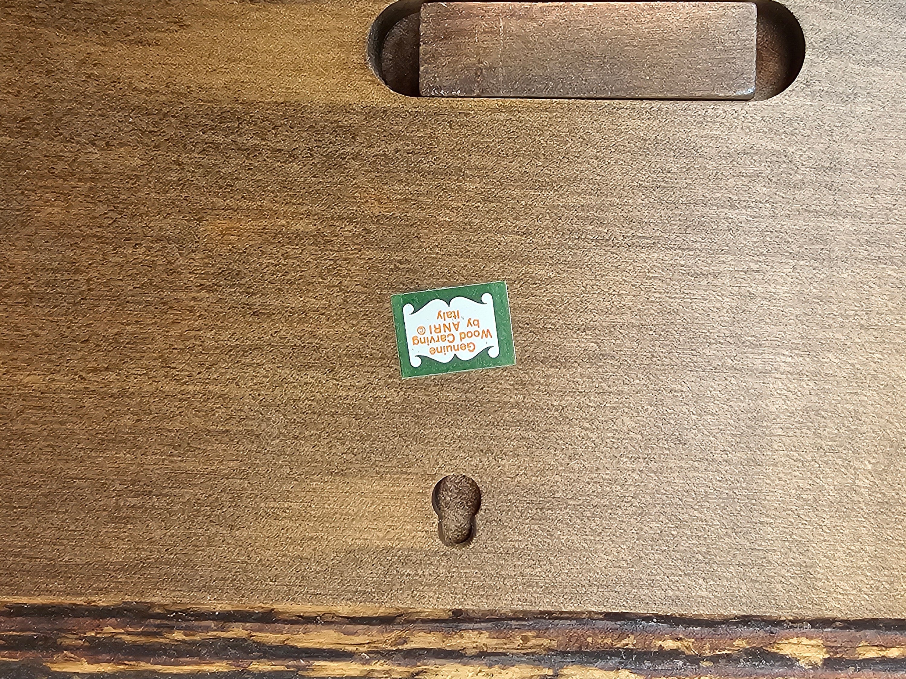 ANRI Woodcarvings Authorized Dealer Sign 8" x 4" x 0.25"