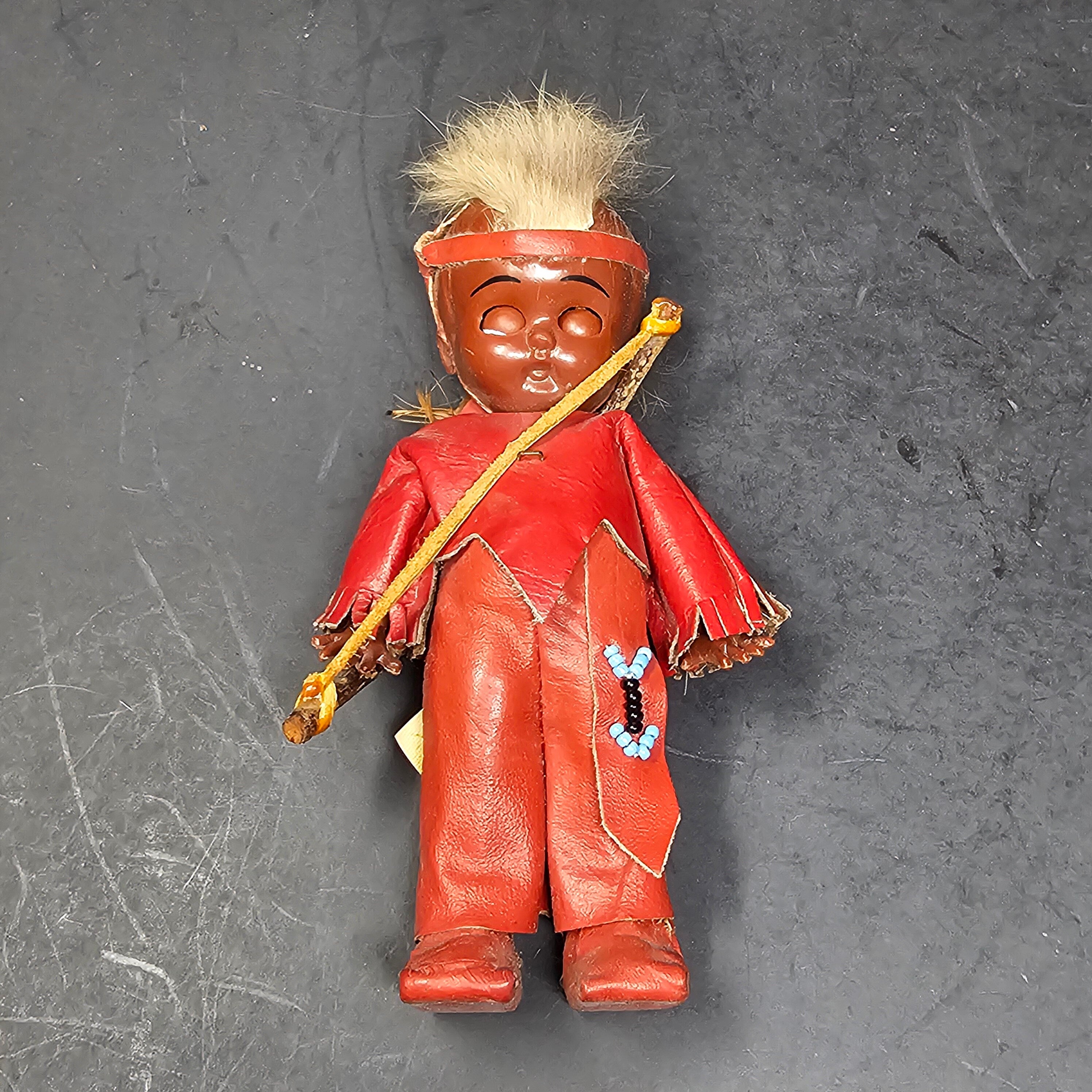 Carlson Dolls Mohawk Brave Indian Boy Doll 6"