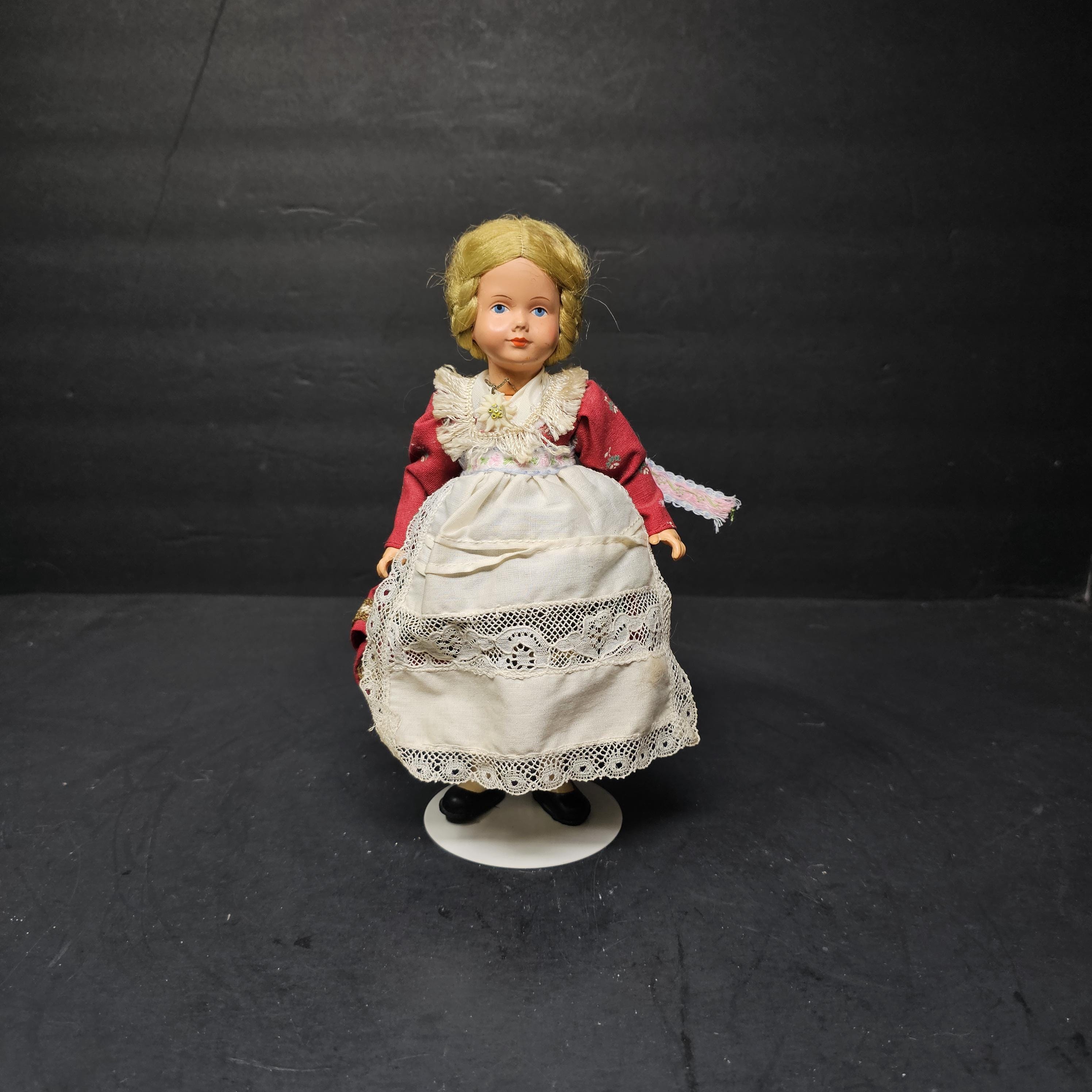 Vintage 9" Celluloid face & Plastic Body Doll Germany (Darling Doll?)