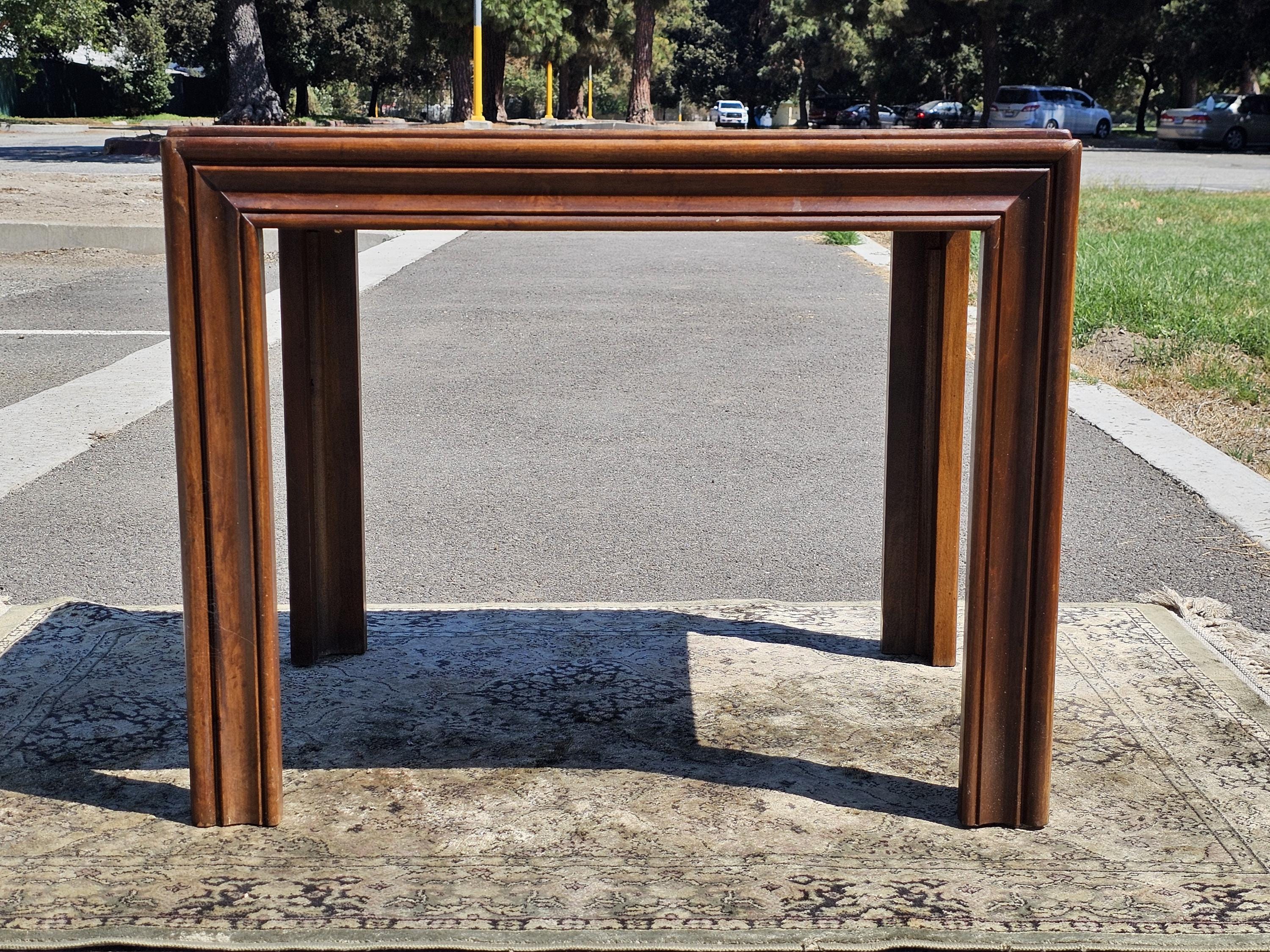 Local Pickup Only Altavista Lane Burled Walnut Rustic End Side Table 1950s