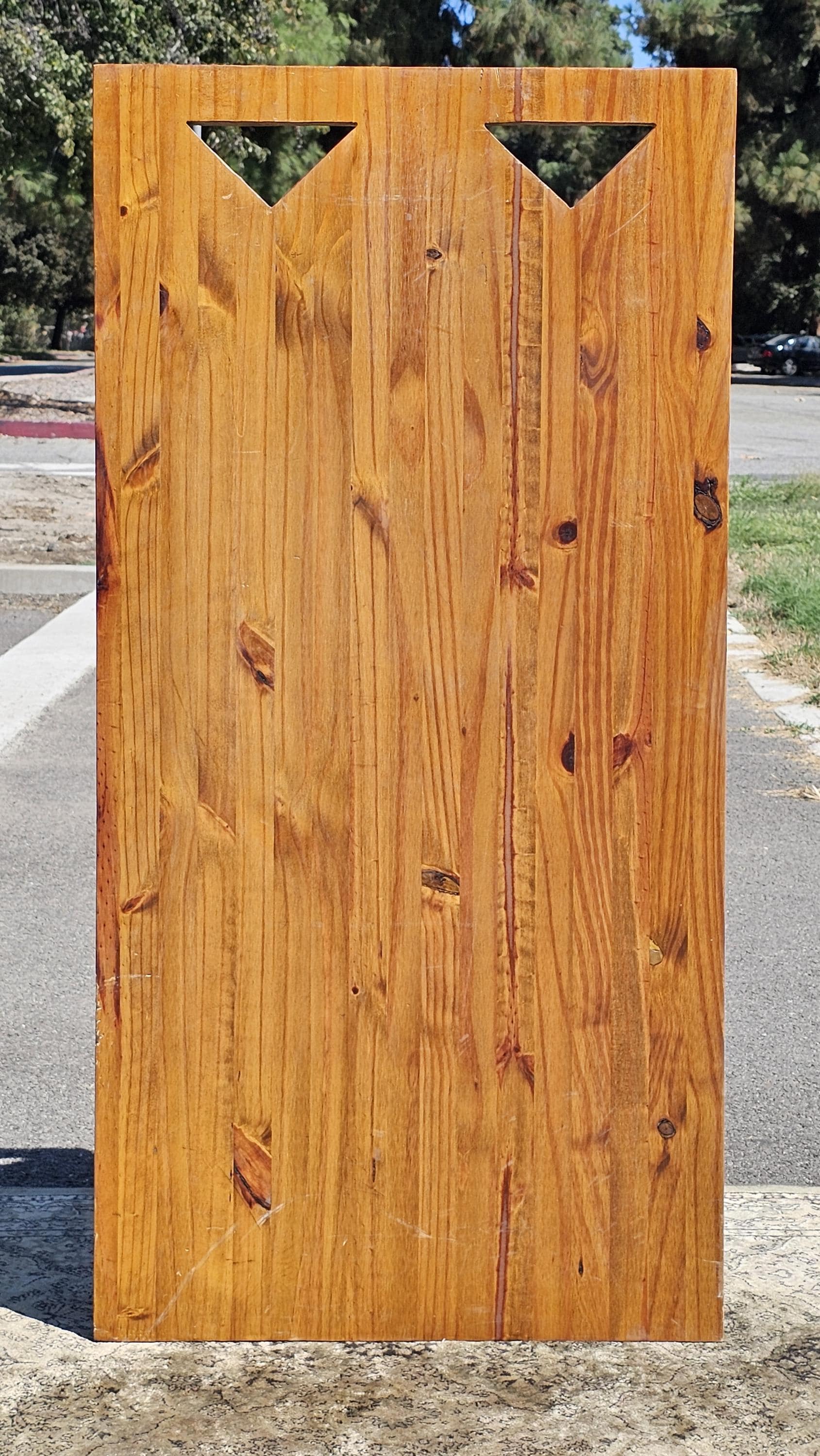 Vintage Rustic Wood Panel Board For Your Project 23"W x 46"H x 5/8"D (A)