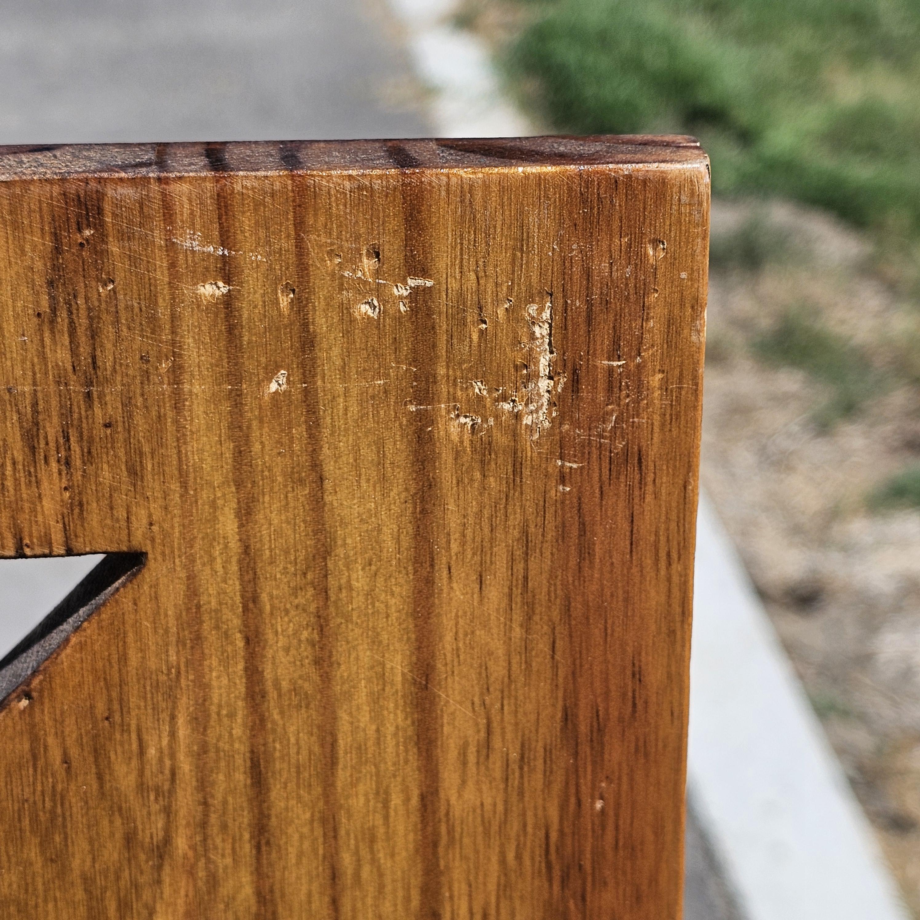 Vintage Rustic Wood Panel Board For Your Project 23"W x 46"H x 5/8"D (B)