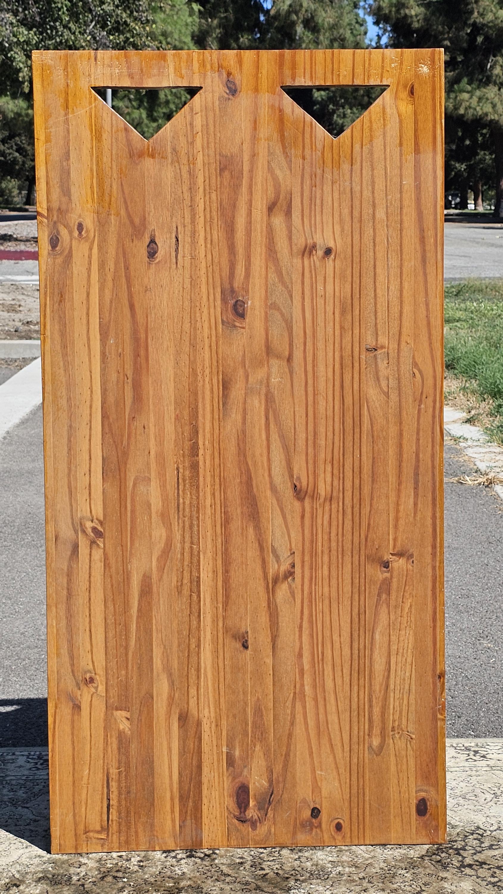 Vintage Rustic Wood Panel Board For Your Project 23"W x 46"H x 5/8"D (D)