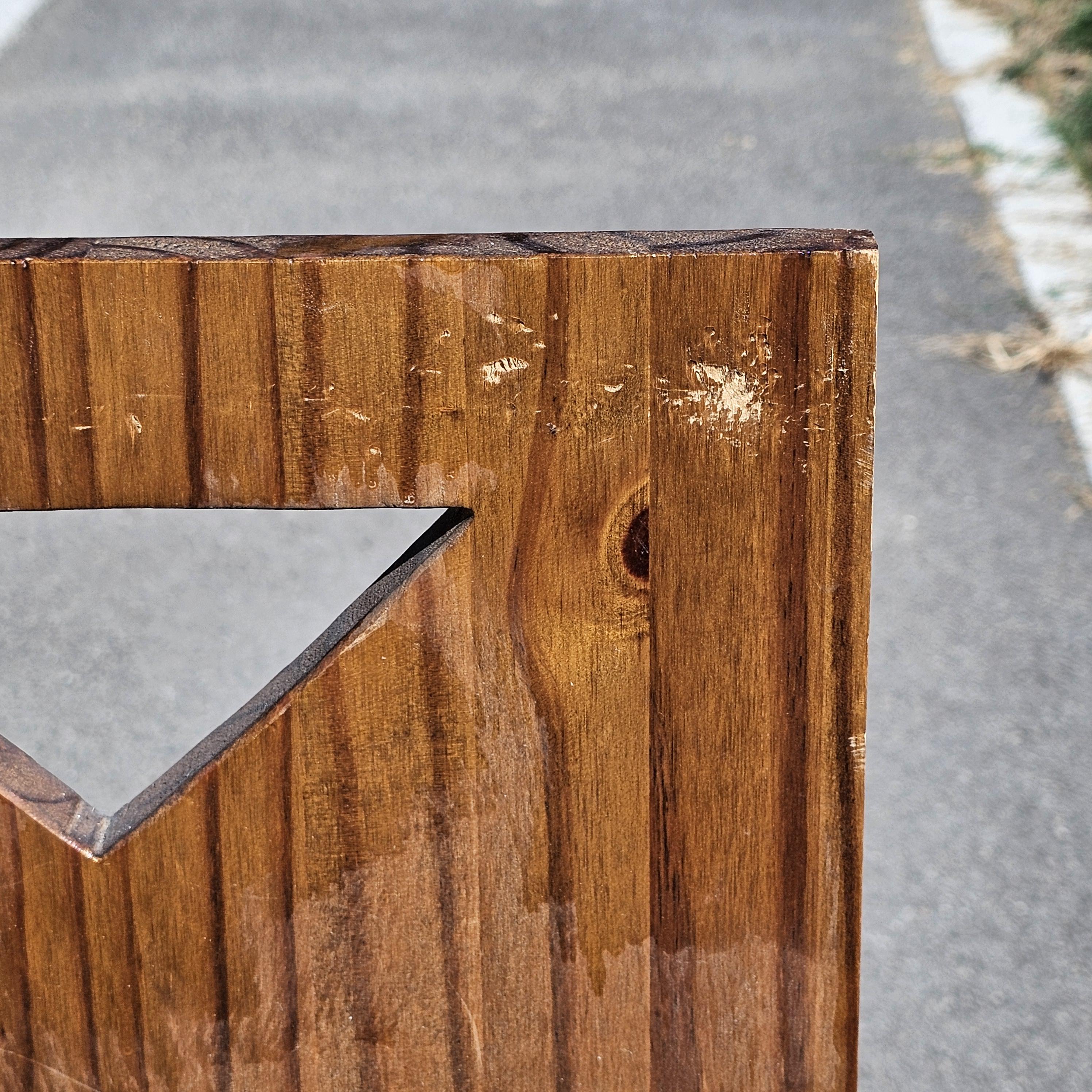 Vintage Rustic Wood Panel Board For Your Project 23"W x 46"H x 5/8"D (D)