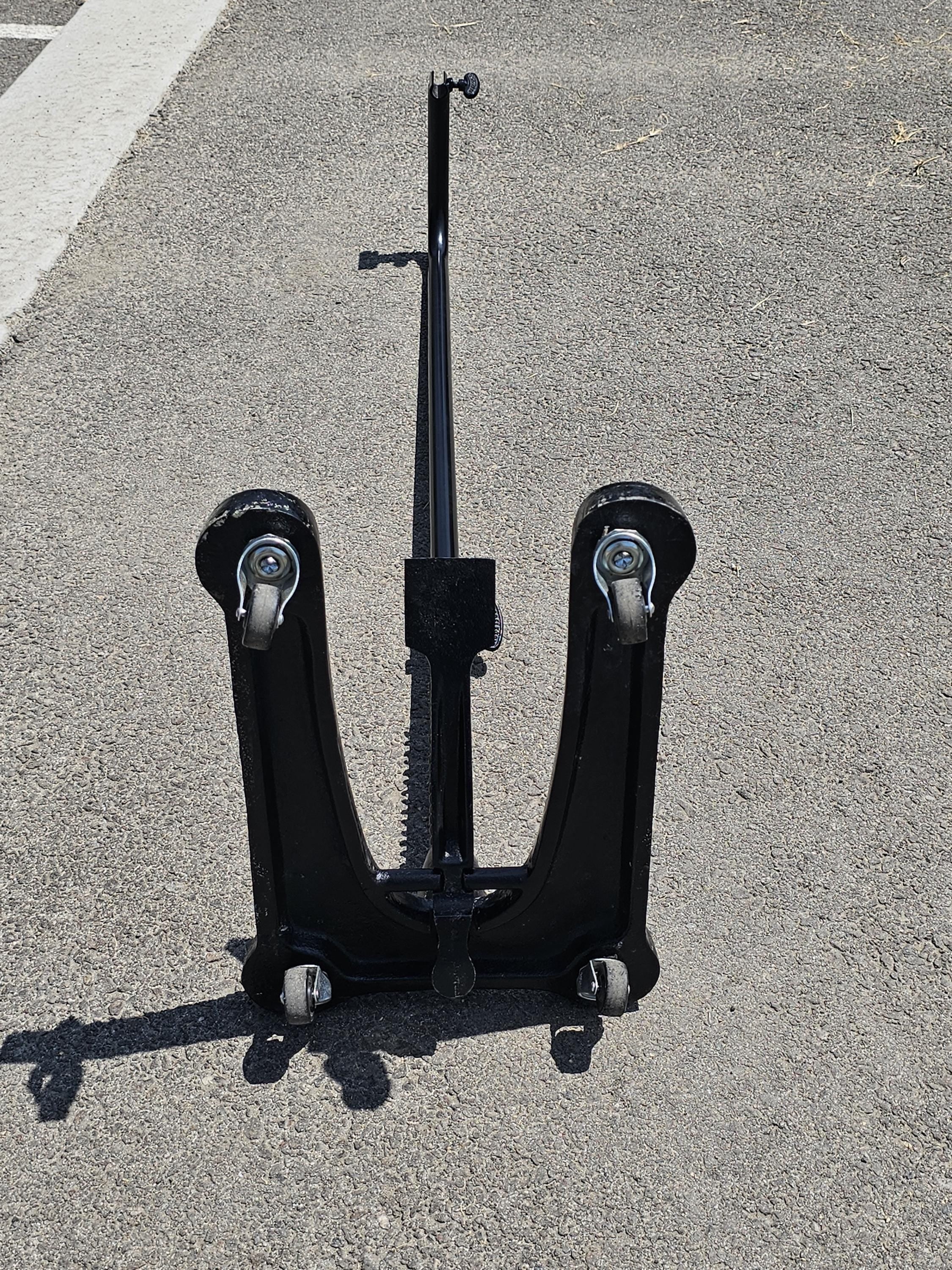 Superior Model Form Co. Missy Legs Covered In Linen Fabric With Cast Iron Base