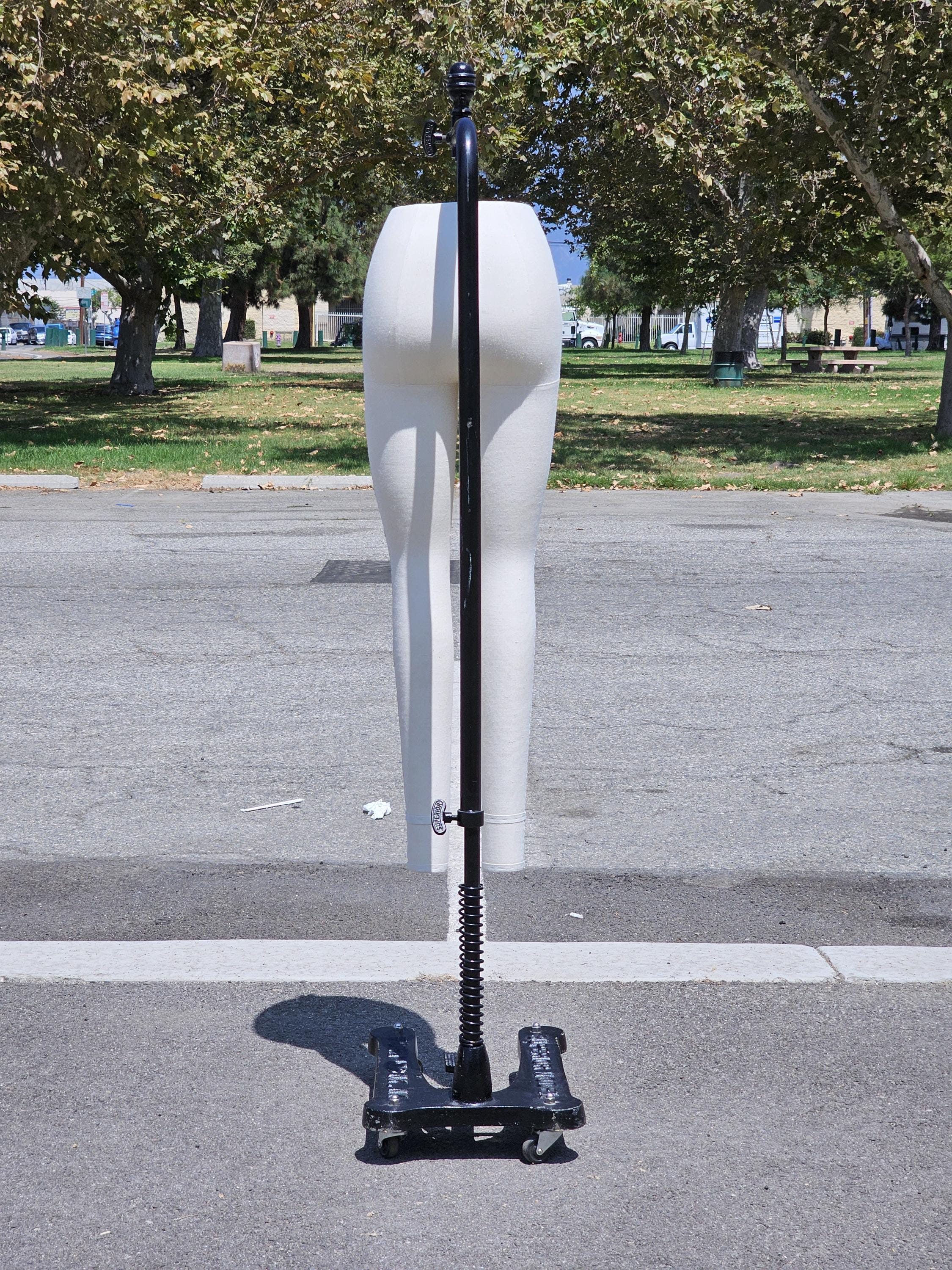 Superior Model Form Co. Missy Legs Covered In Linen Fabric With Cast Iron Base