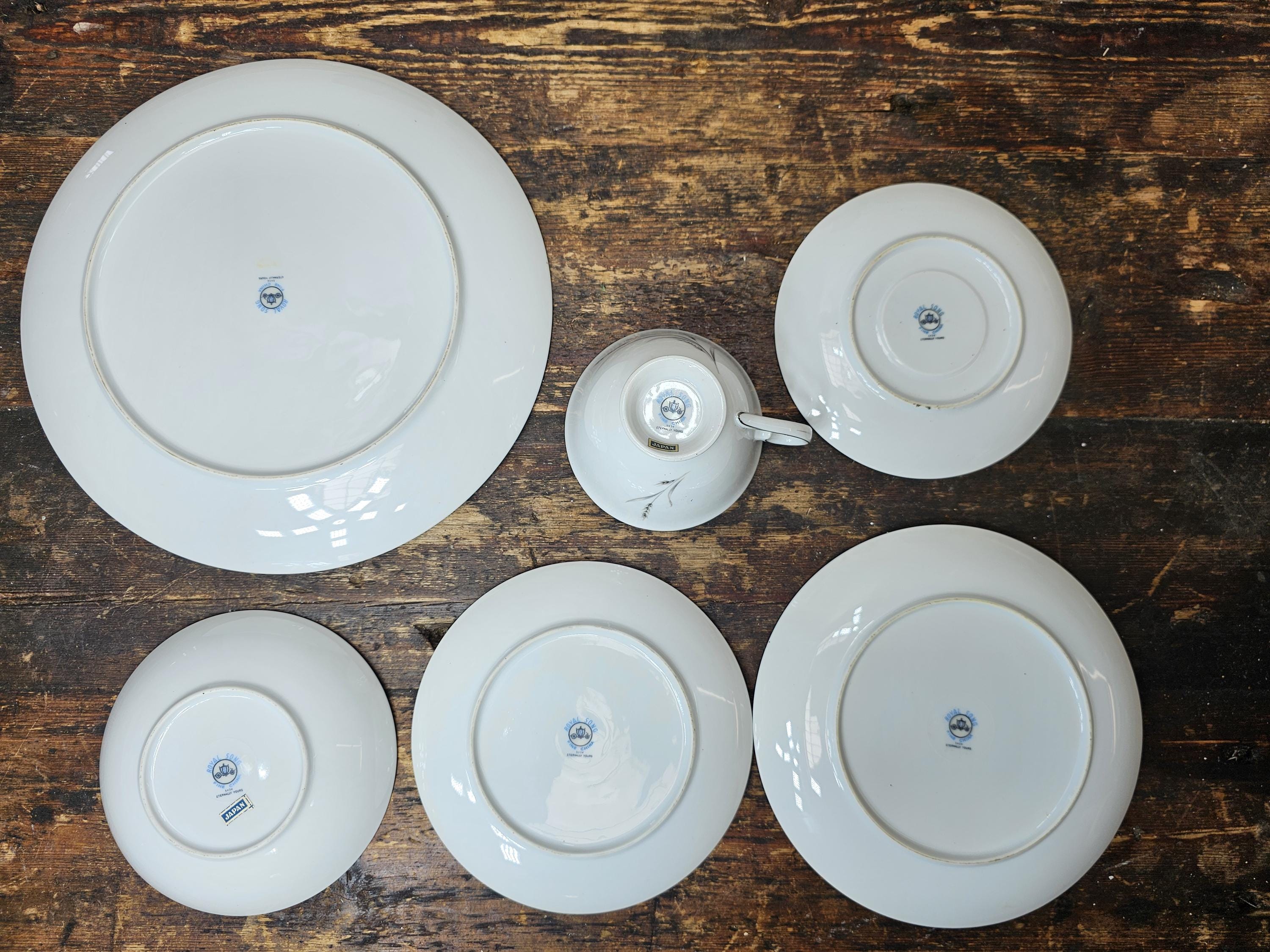 52 Pcs Vintage Royal Song Fine China Eternally Yours Dinnerware Set For 8