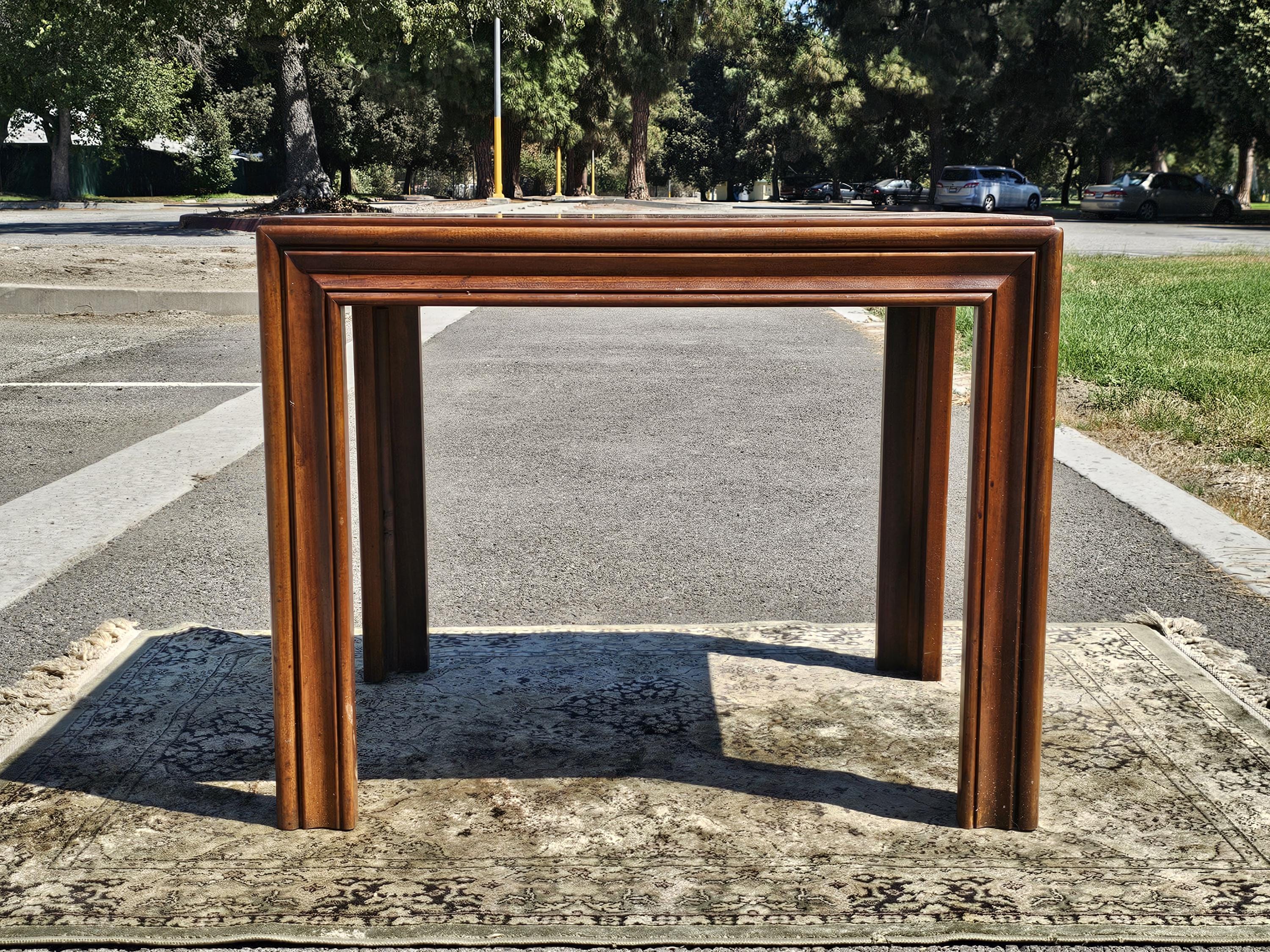 Local Pickup Only Altavista Lane Burled Walnut Rustic End Side Table 1950s