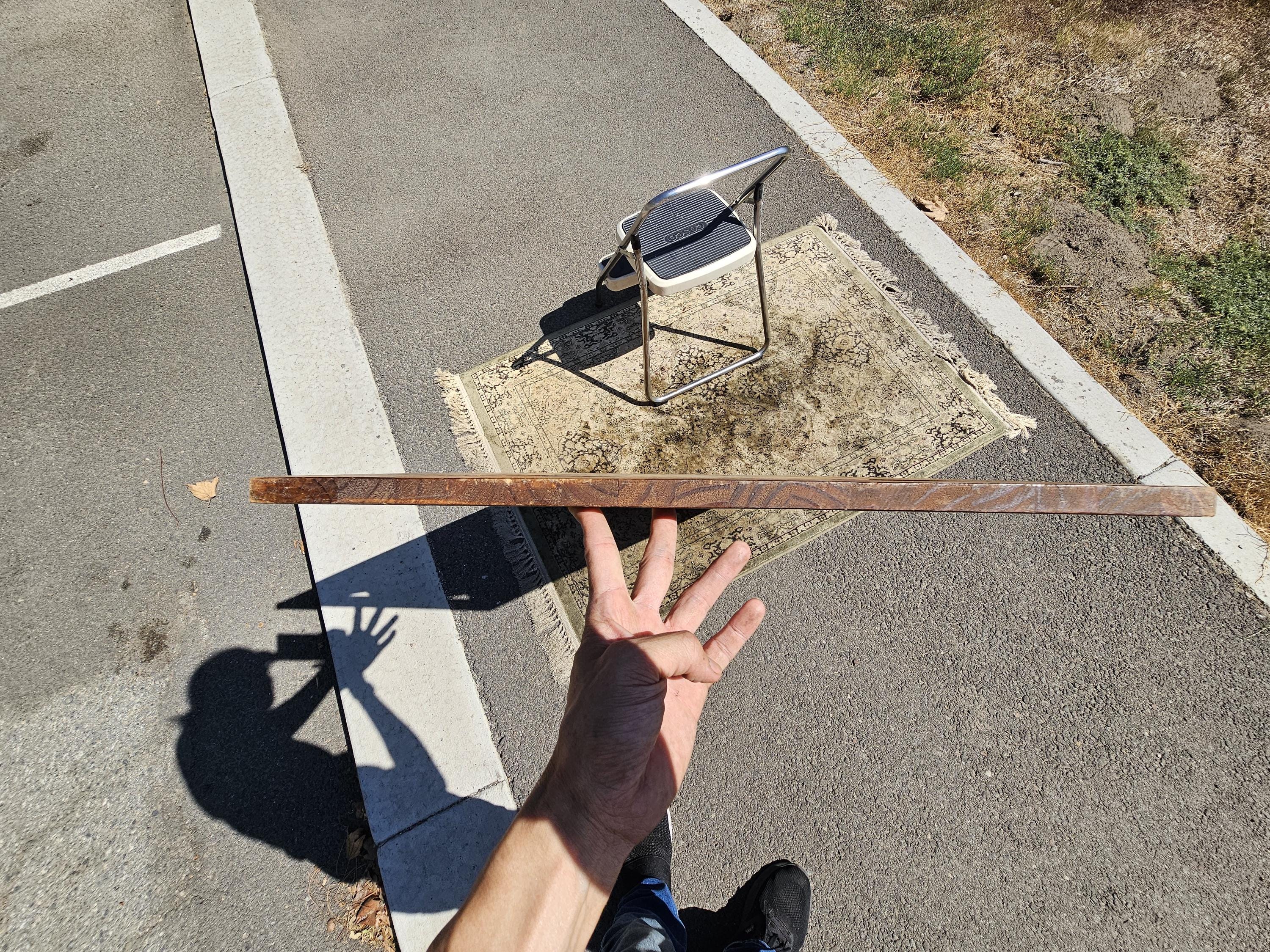 Vintage Rustic Wood Panel Board For Your Project 23"W x 46"H x 5/8"D (A)