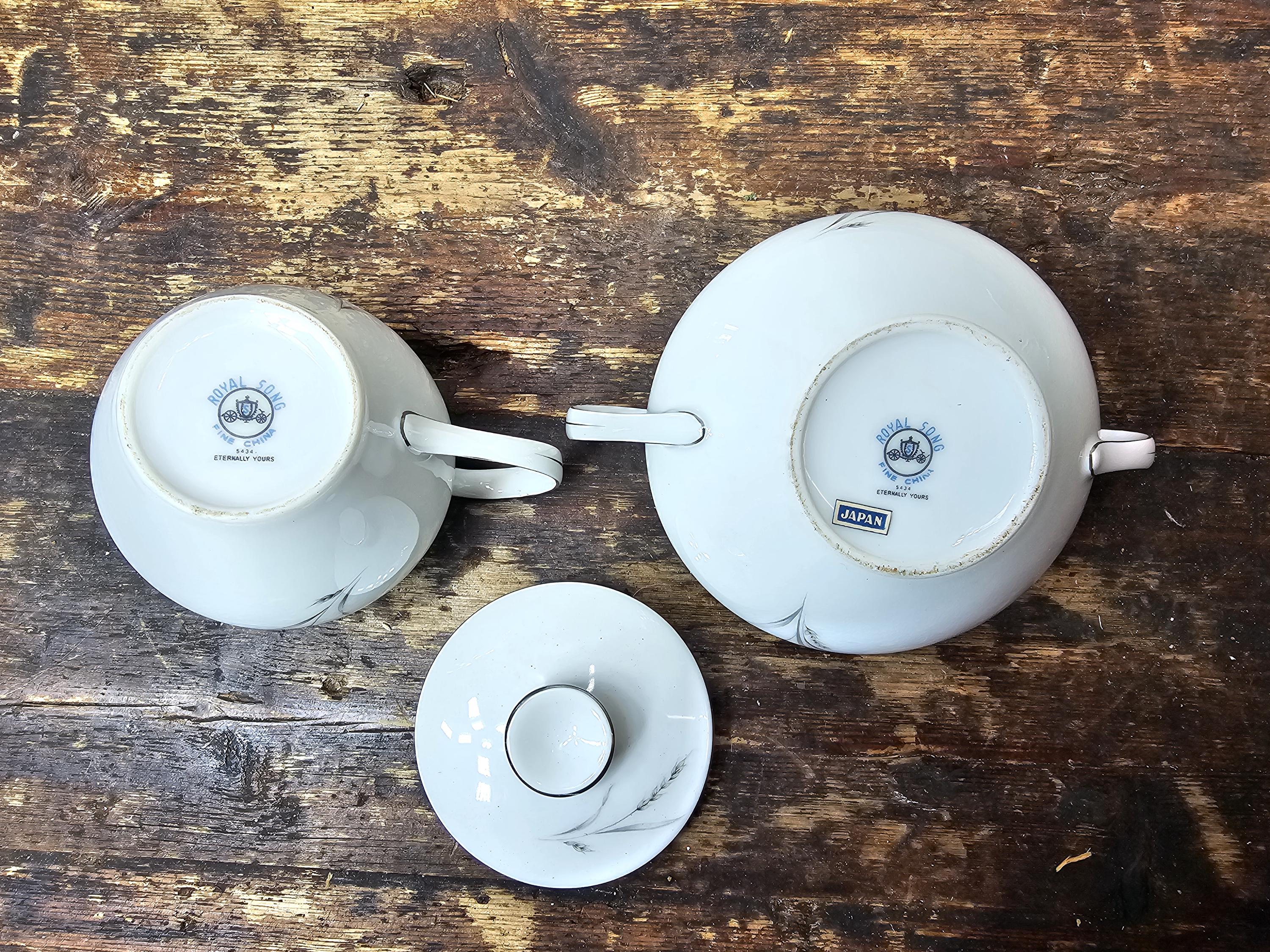 52 Pcs Vintage Royal Song Fine China Eternally Yours Dinnerware Set For 8