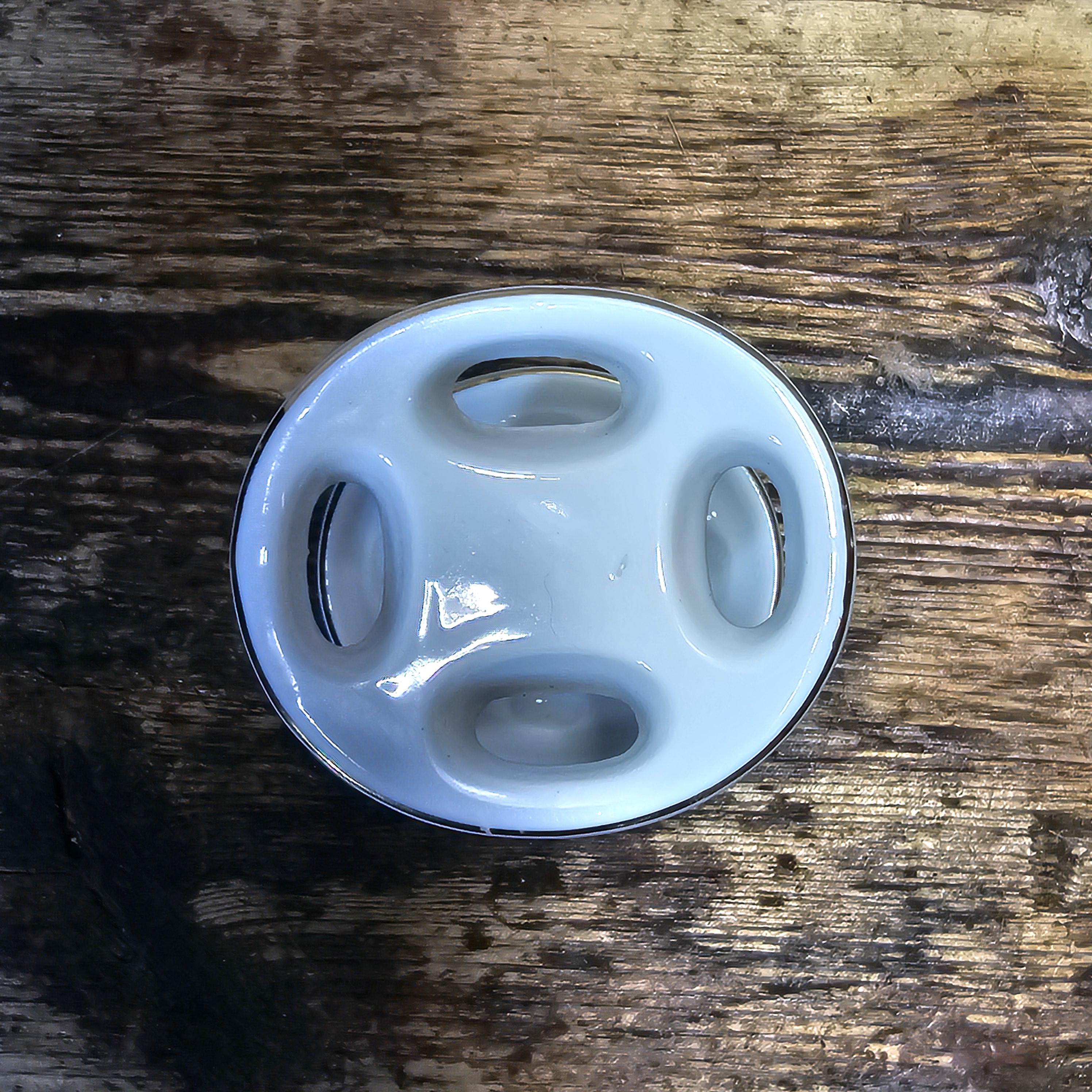 Takahashi San Francisco Ceramic Toothbrush Holder & Cup Tumbler Set 3.75"H