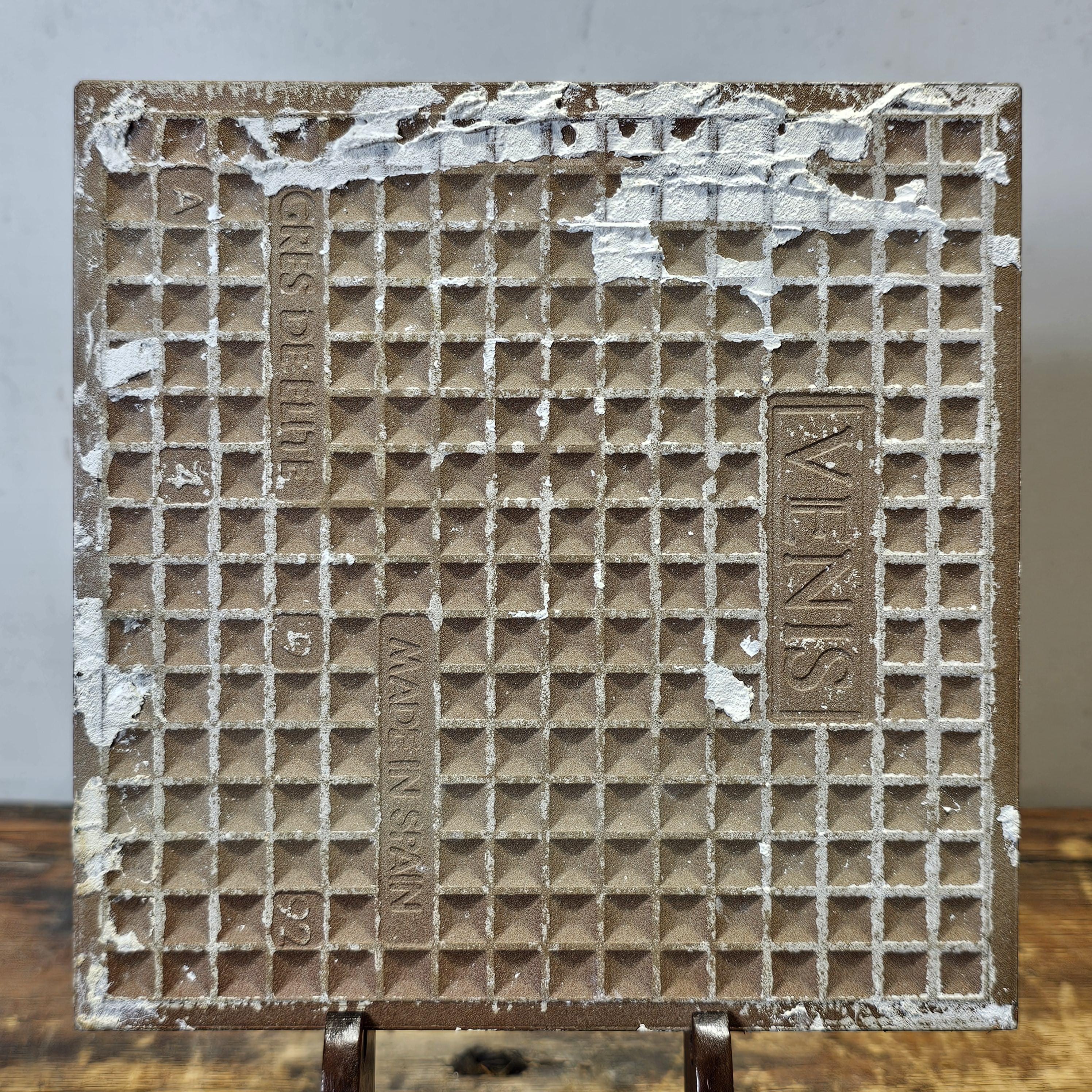 VENIS Made In Spain Gres De Elite Tile Trivet Antique Flower 6 x 6"