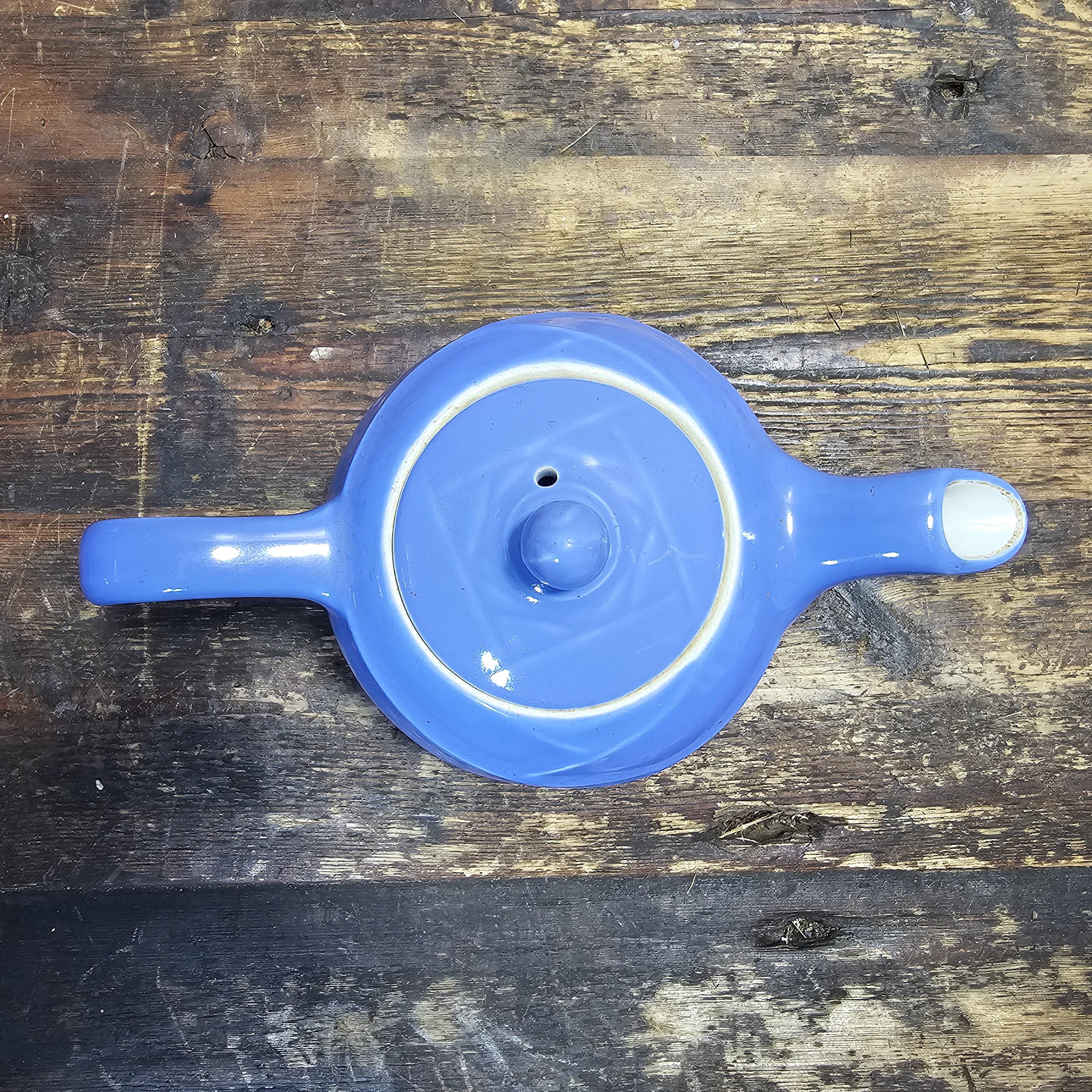 Vintage Hall China Blue Teapot