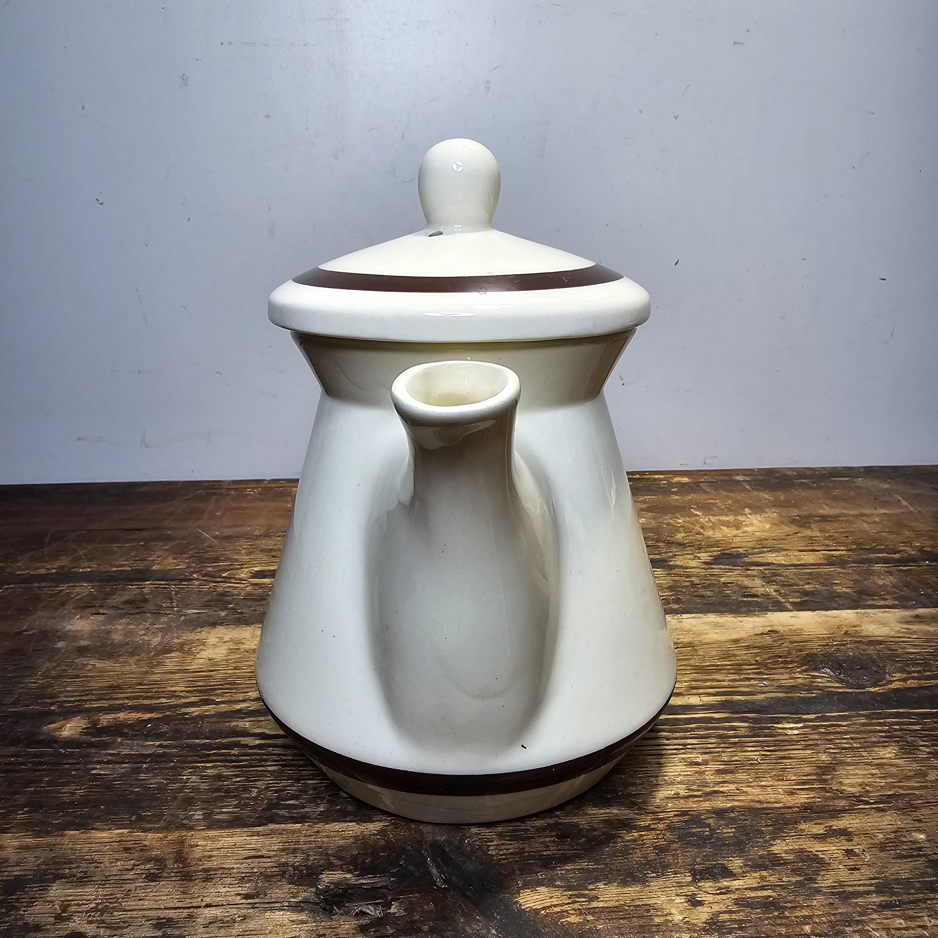 Vintage Tea Coffee Pot & Lid Made In USA