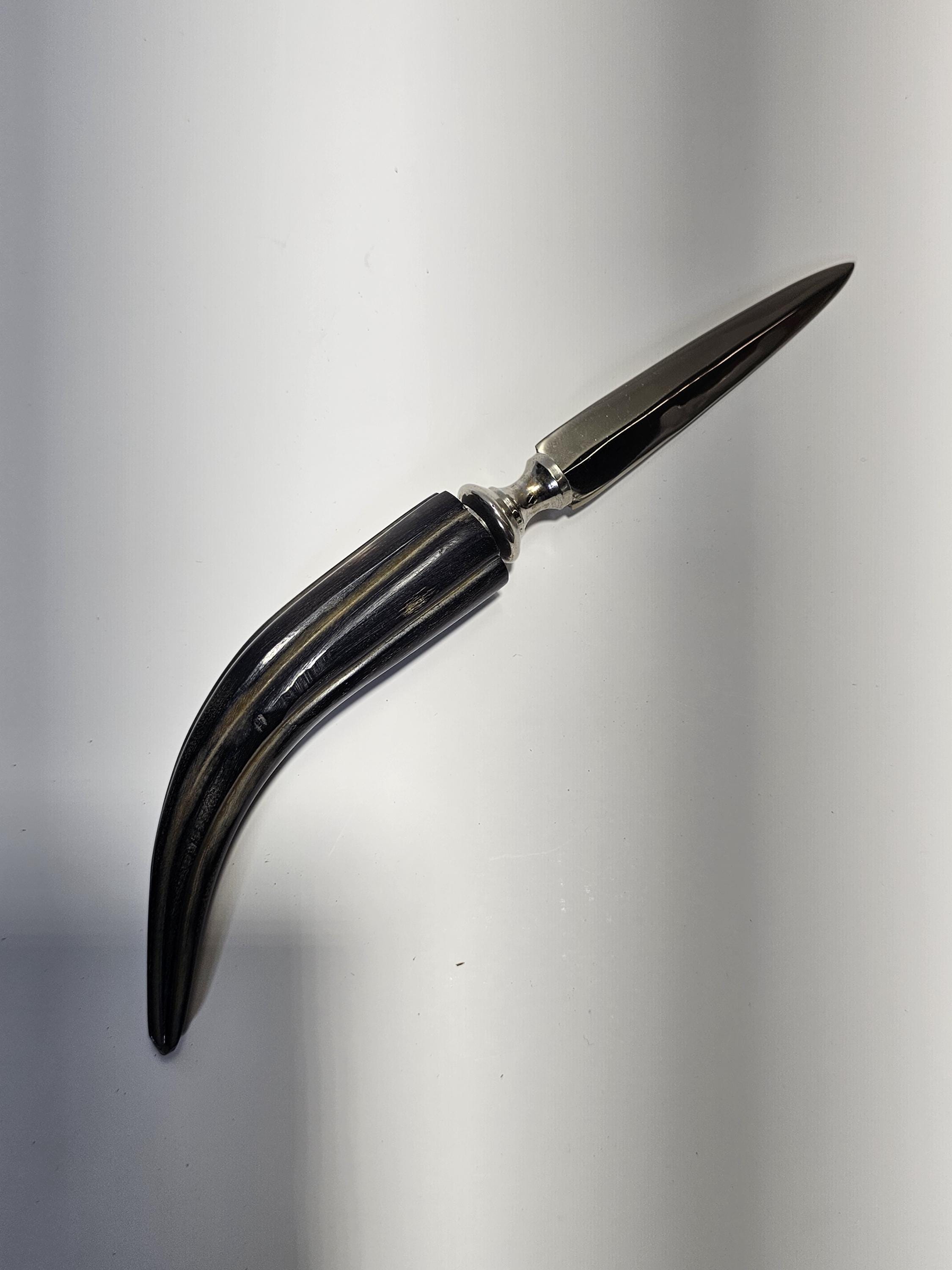 Faux Horn Handle Magnifying Glass & Letter Opener