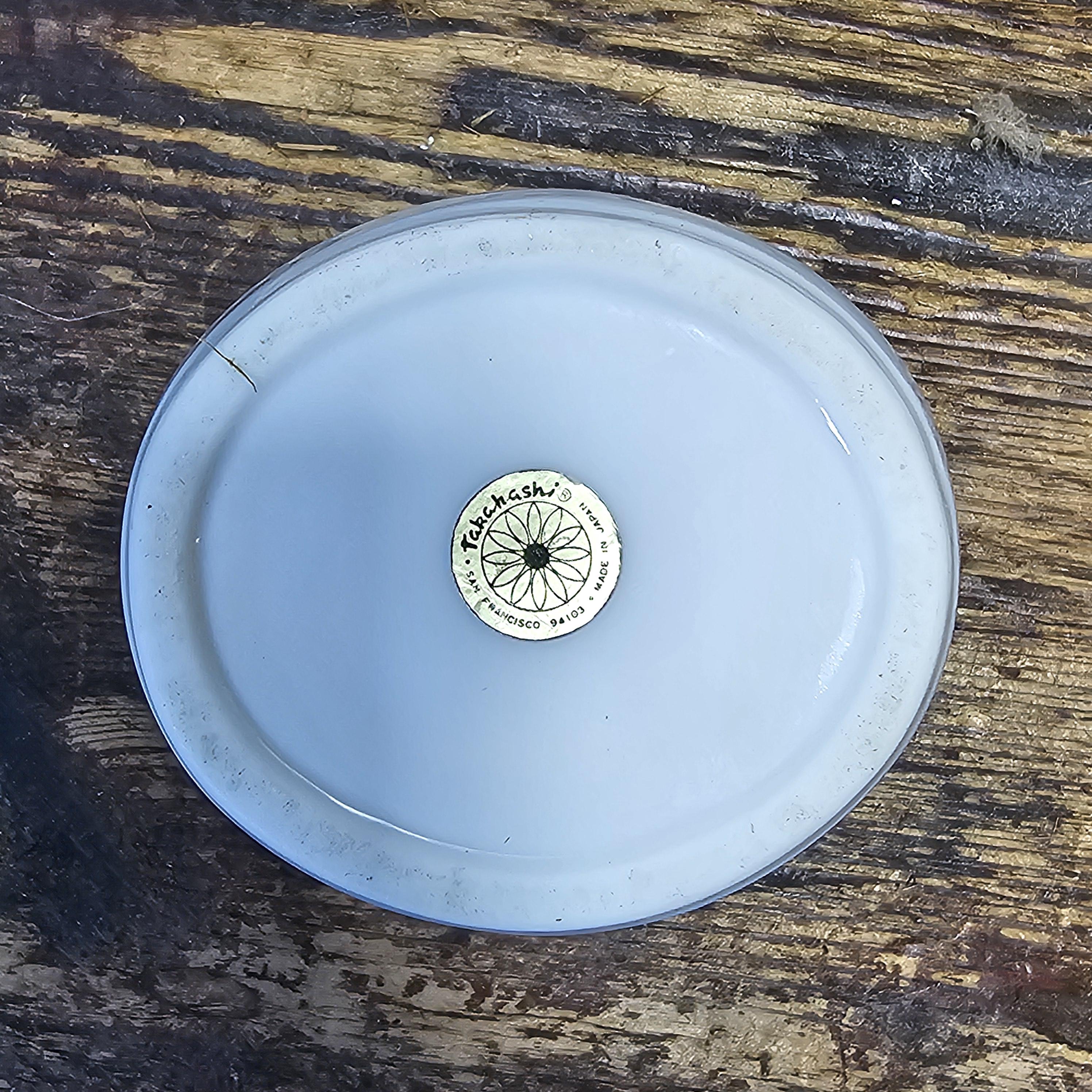 Takahashi San Francisco Ceramic Toothbrush Holder & Cup Tumbler Set 3.75"H