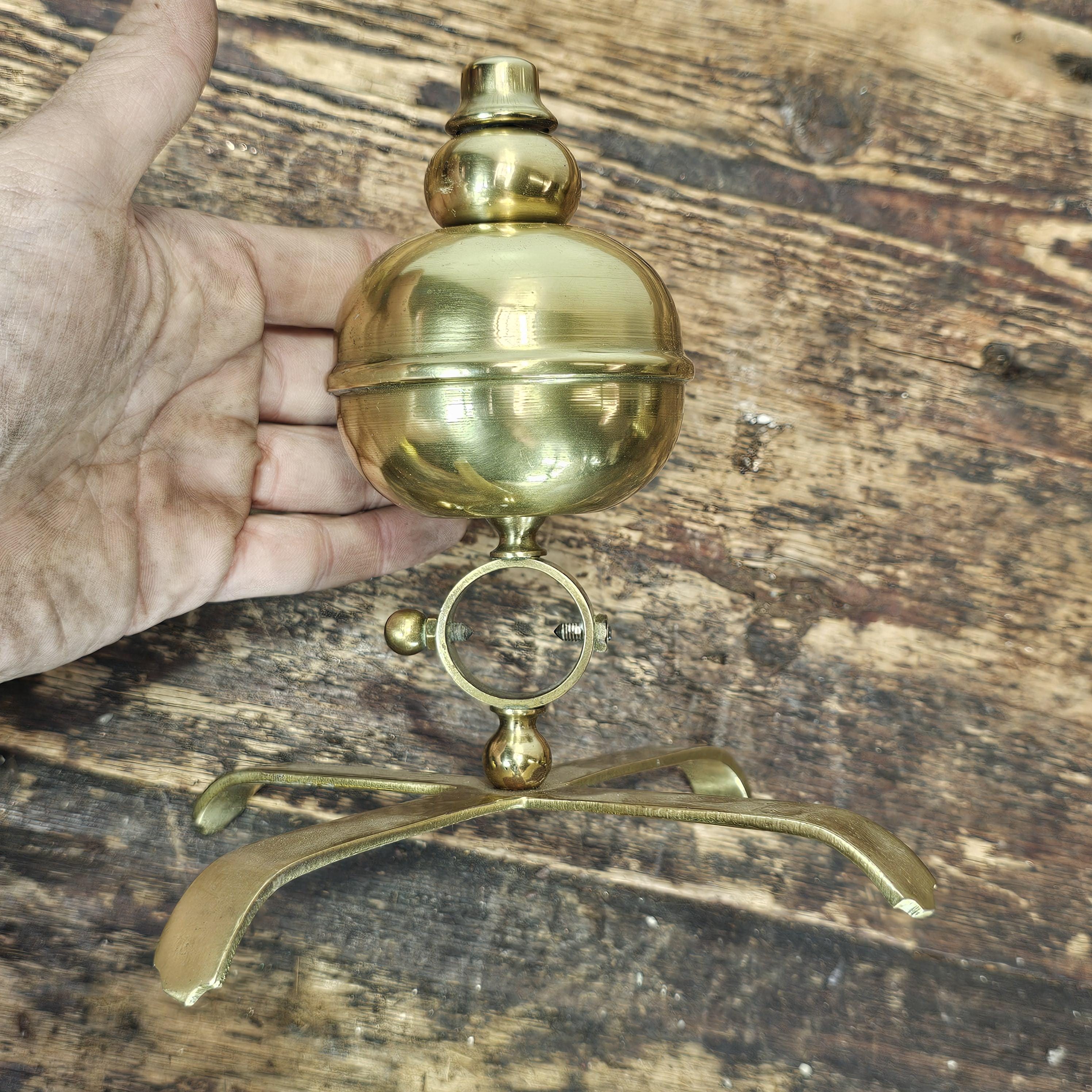 Set of 2 Brass Ornaments Vintage