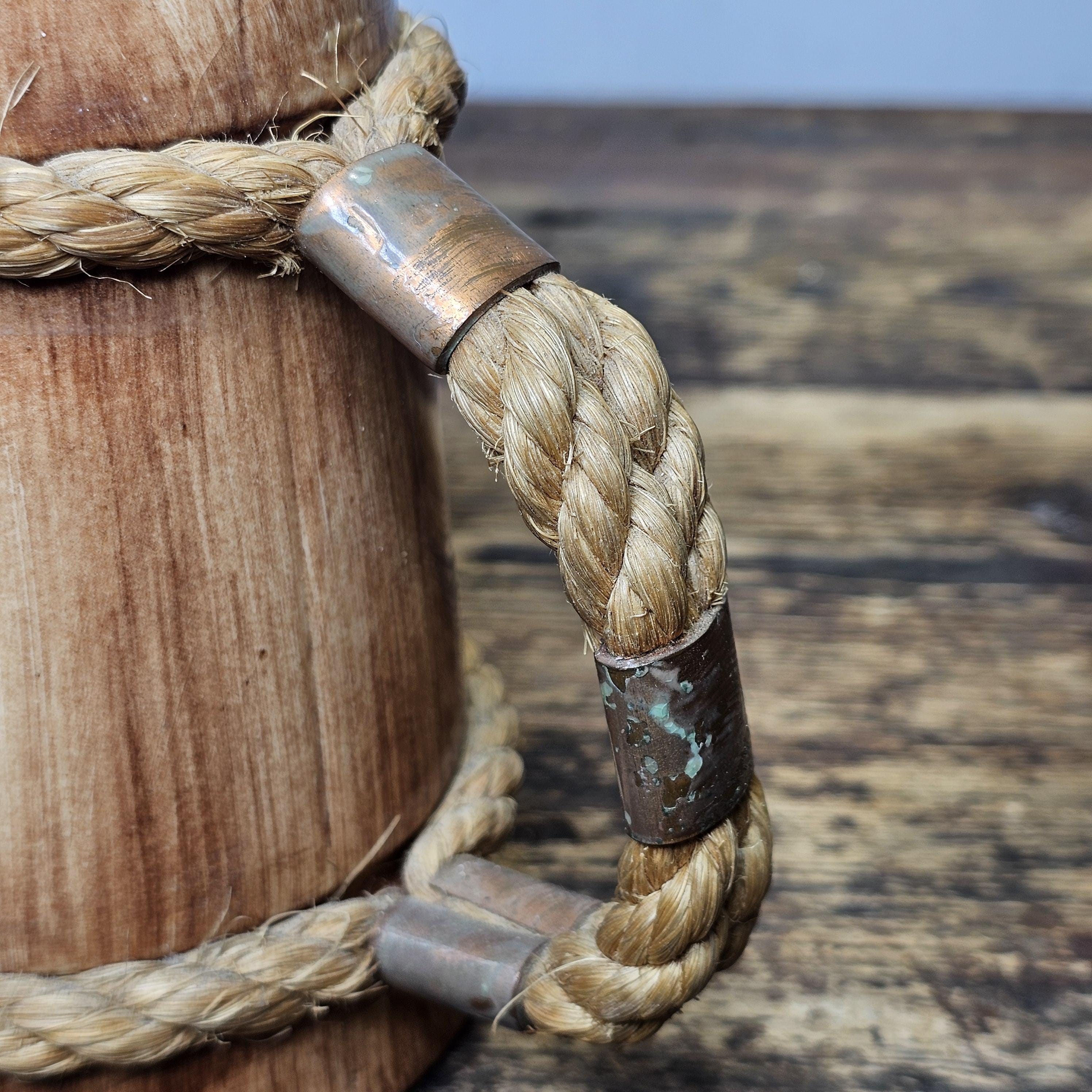 Vintage Northern Illinois University Mug With Rope 5.5"H