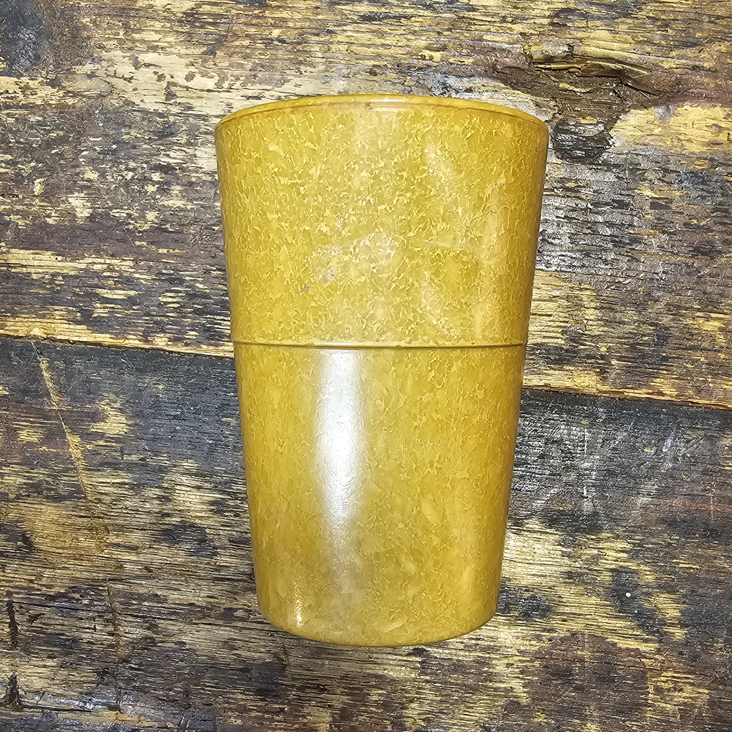 Set of 4 Halsey Inc Melmac Military Mess Hall Tumbler Cups 1960s