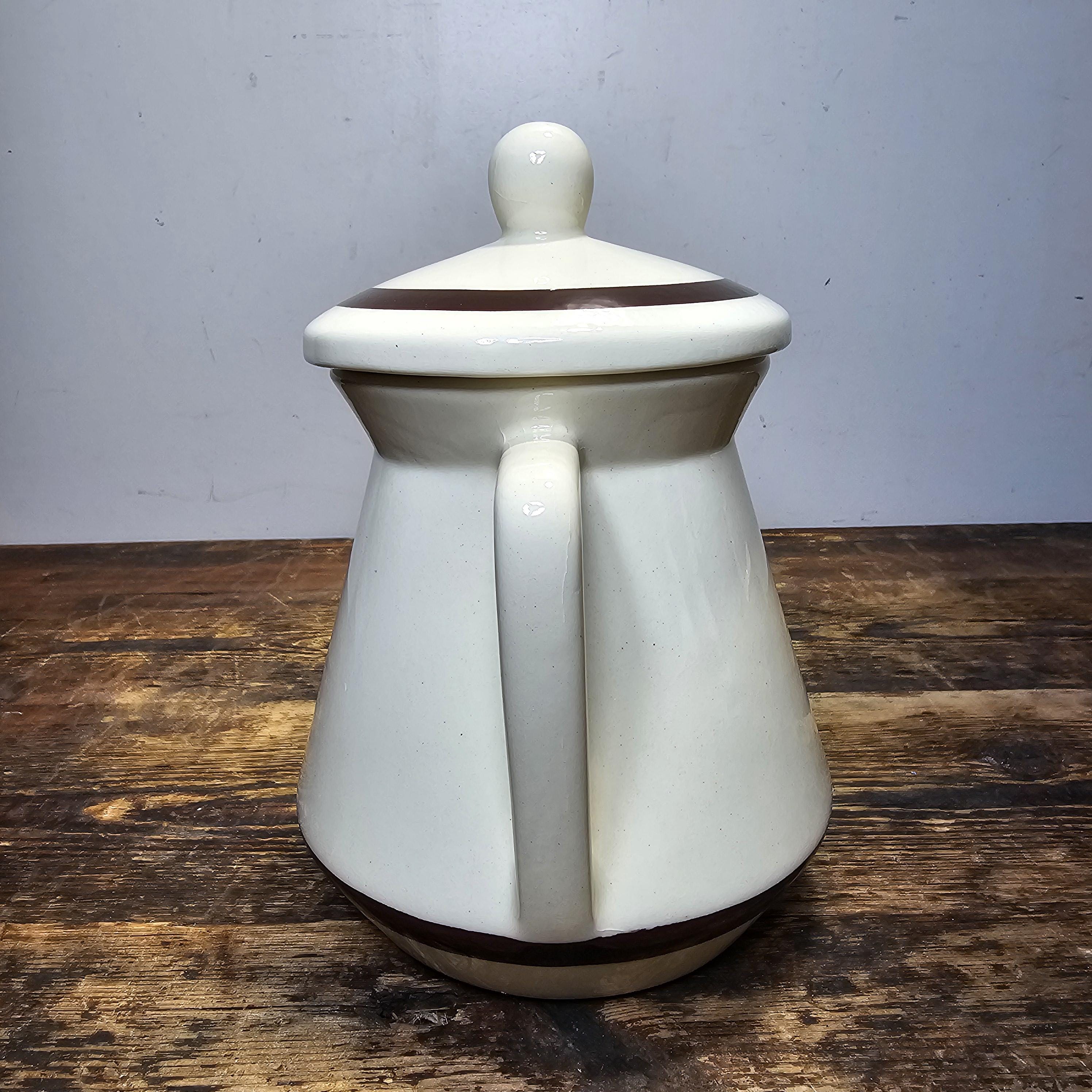 Vintage Tea Coffee Pot & Lid Made In USA