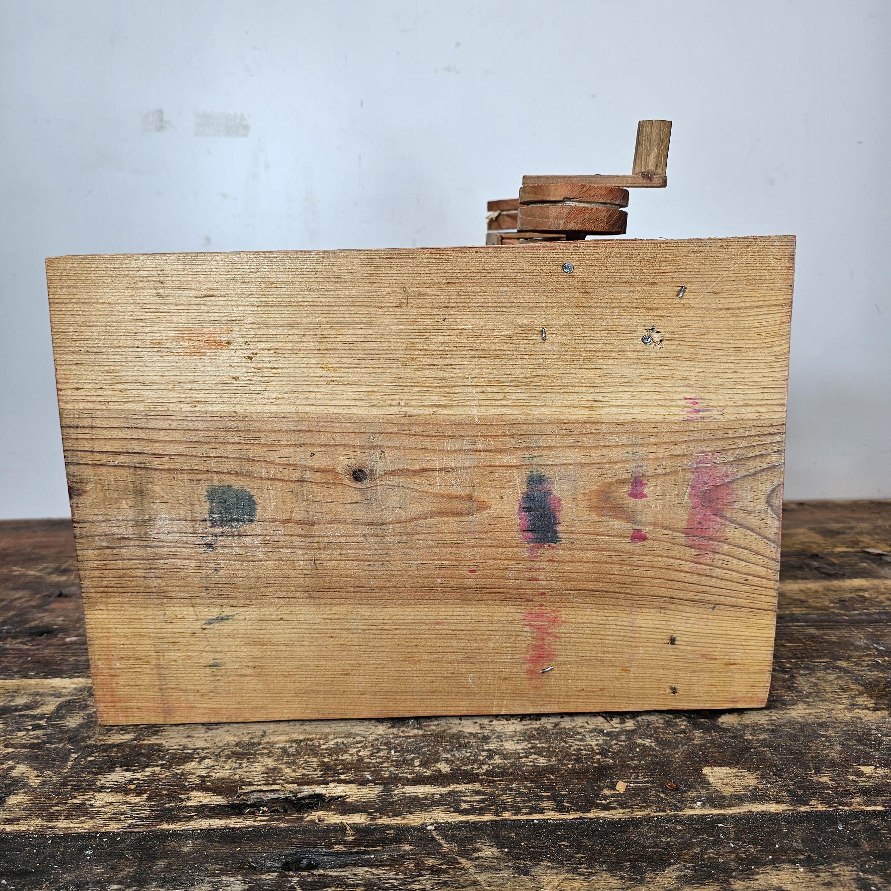 Vintage Mexican Folk Art Wooden Ferris Wheel