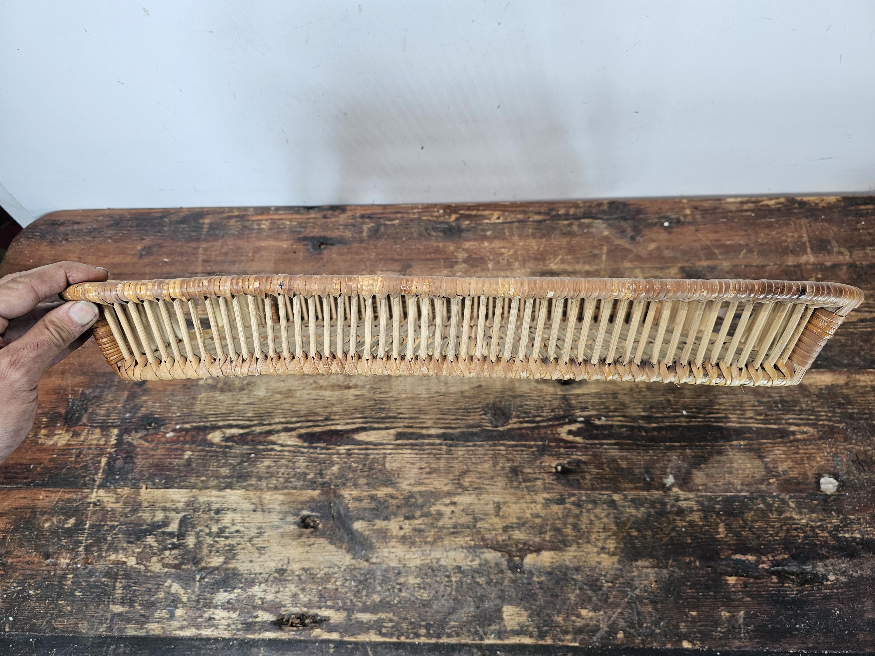 Artek Finland Danish Modern Rattan Tray 1960s