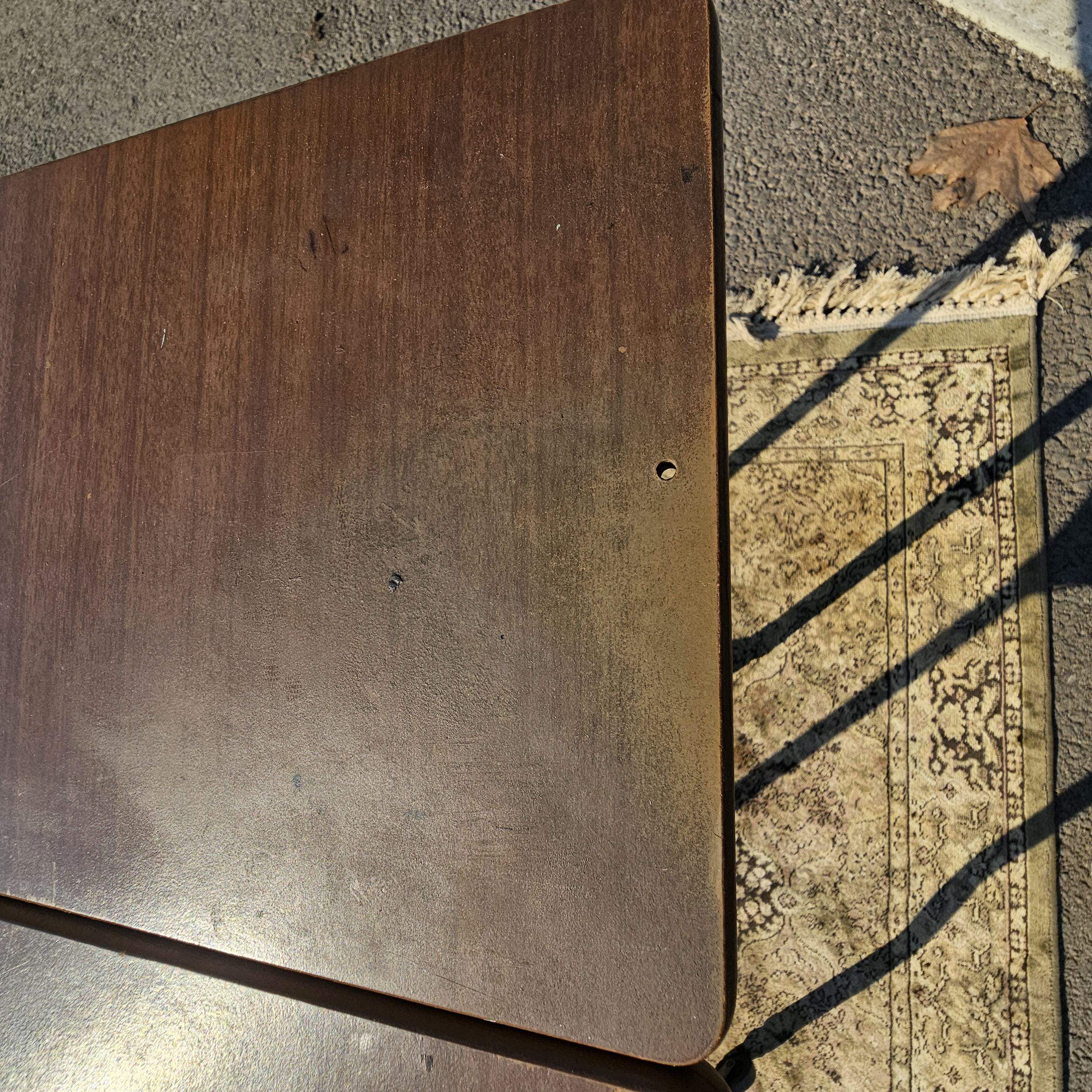 MASO Steel Products Rolling Drop Leaf Typewriter Table MCM