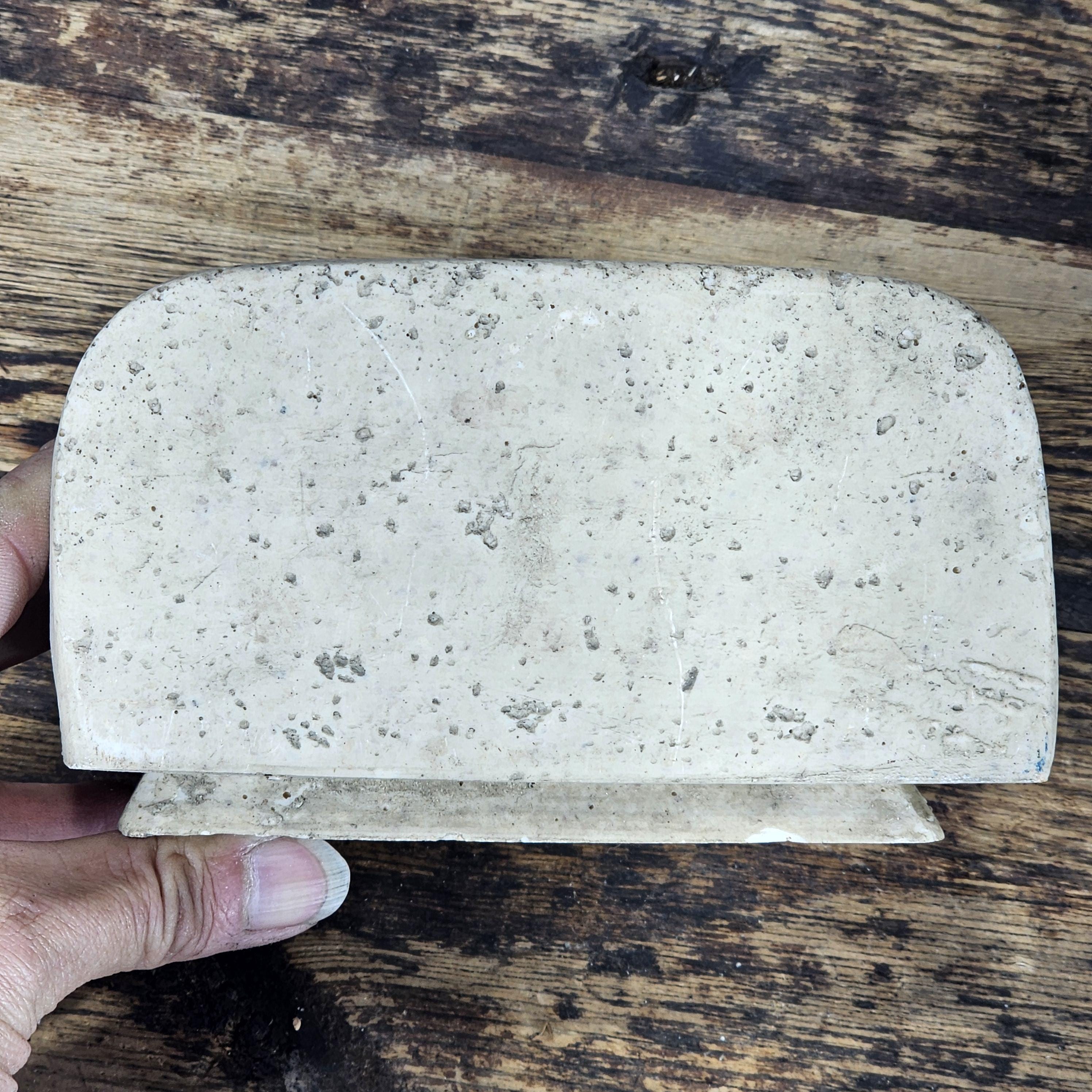 Cast Stone Soap Dish Holder For Shower Bathroom