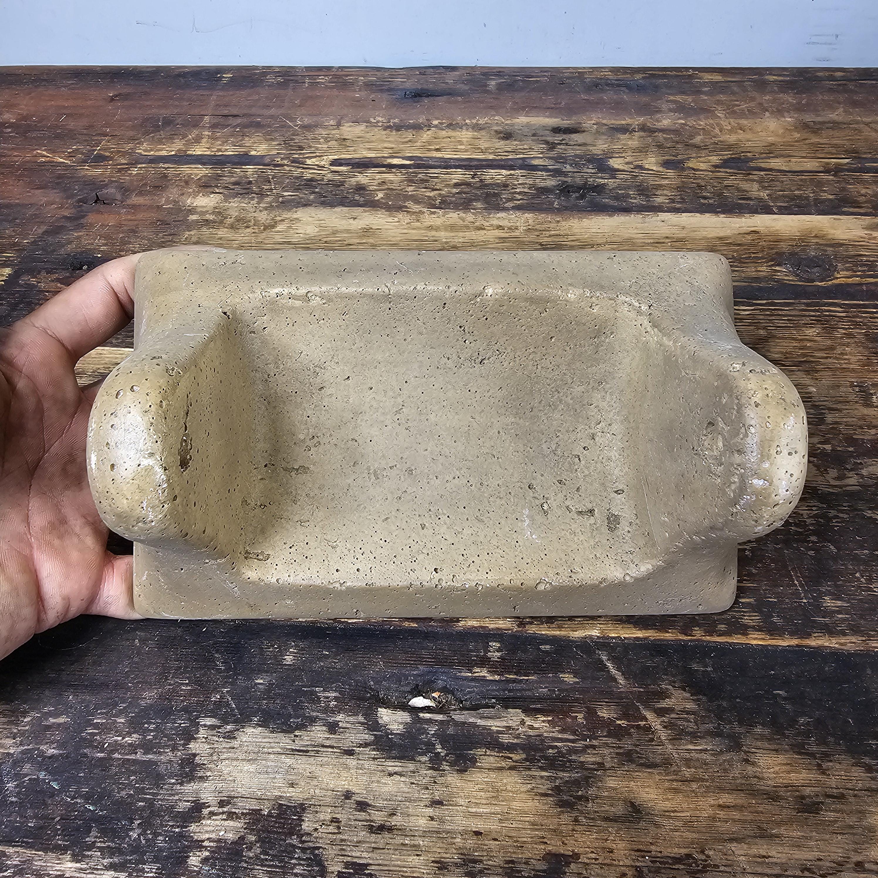 Cast Stone Toilet Paper Holder (No Roller)