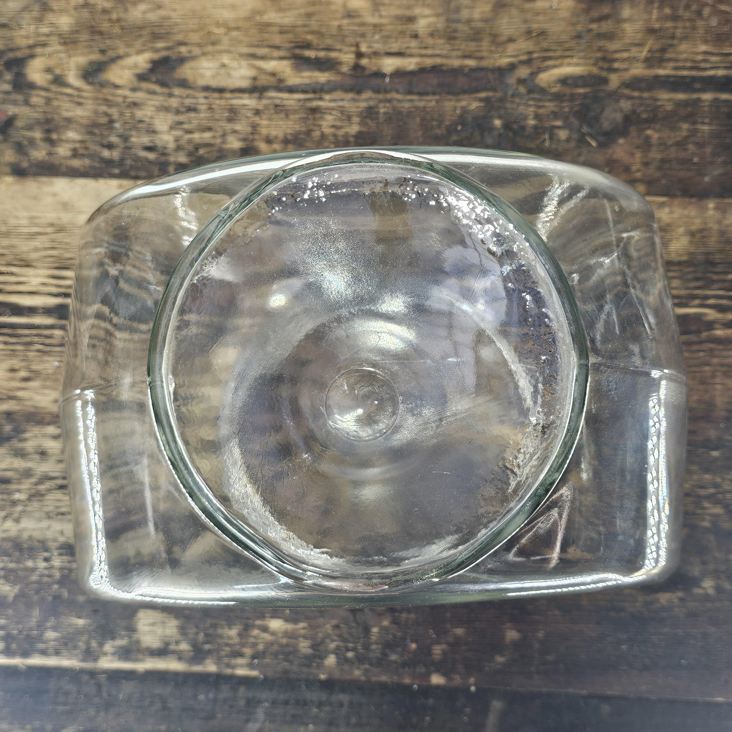 Anchor Hocking Goldfish Betta Glass Drum Bowl 2 Gallon 10"W x 10.5"H x 6.5"D