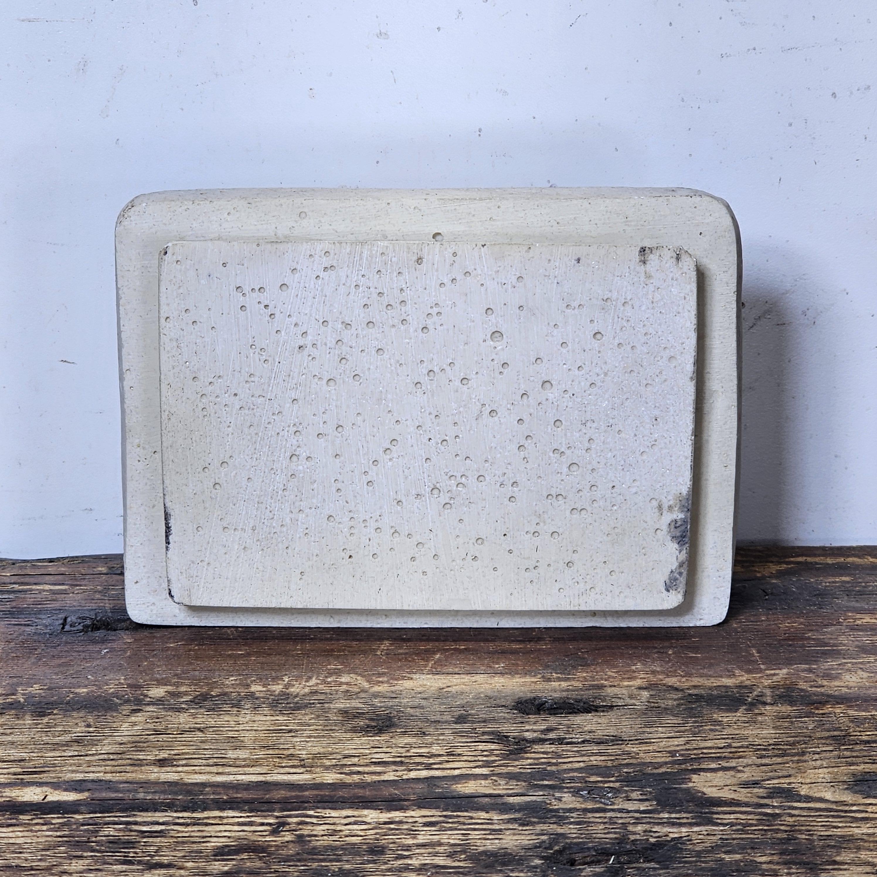 Cast Stone Soap Dish Holder For Shower Bathroom