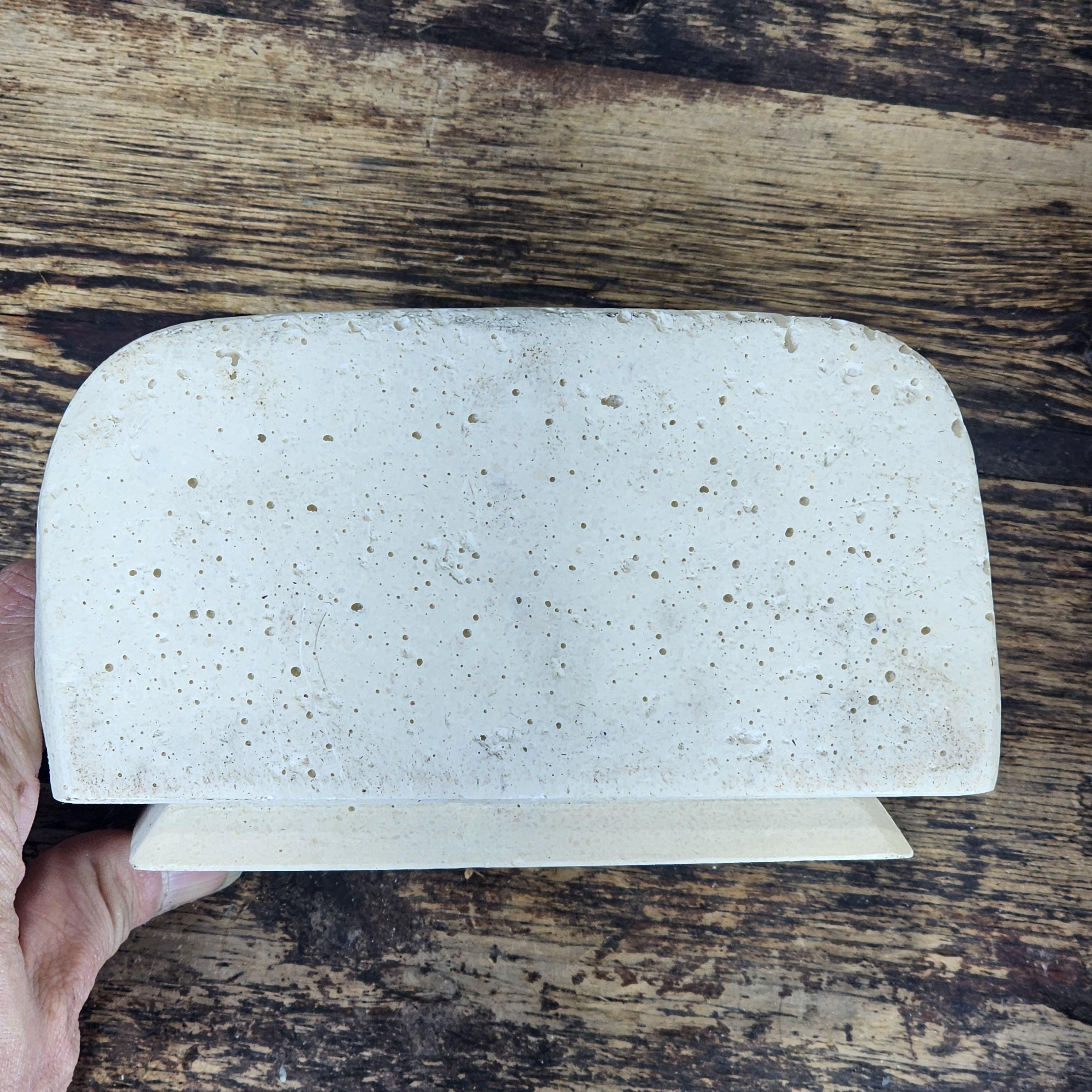 Cast Stone Soap Dish Holder For Shower Bathroom