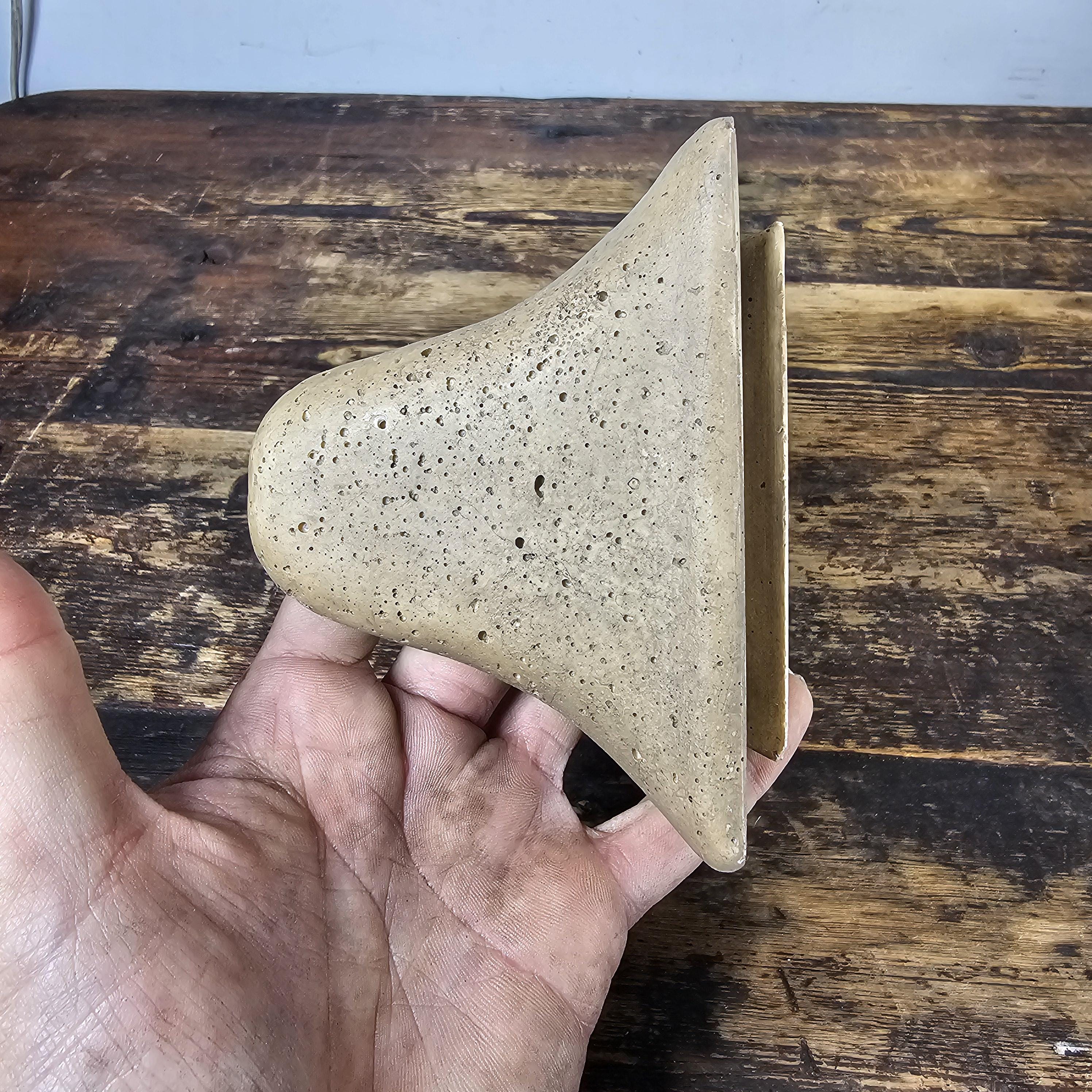 Cast Stone Toilet Paper Holder (No Roller)