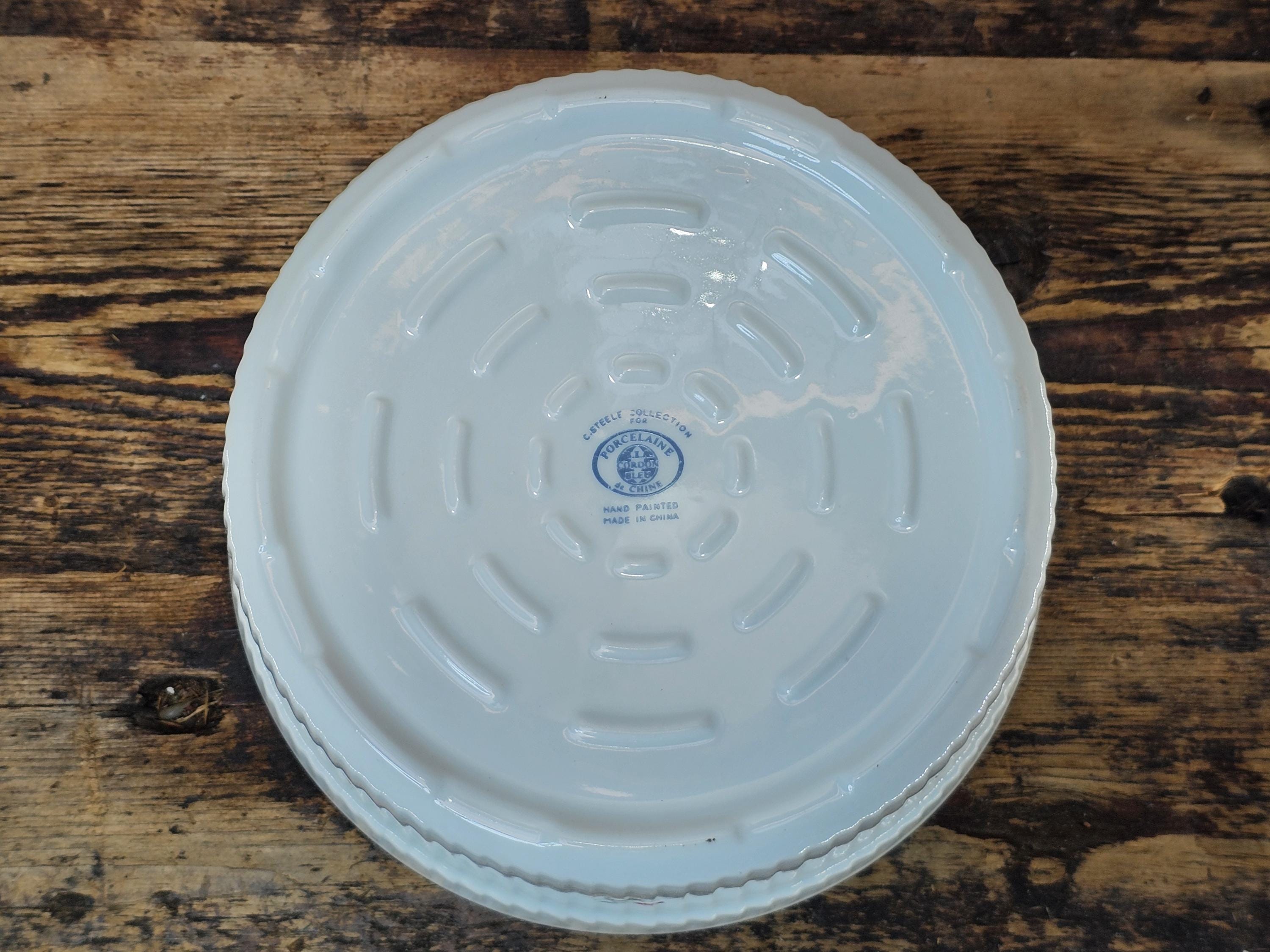 Retro Floral Kitchen Set /Creamer/Ramekins/Covered Casserole Dish/Pie Dish