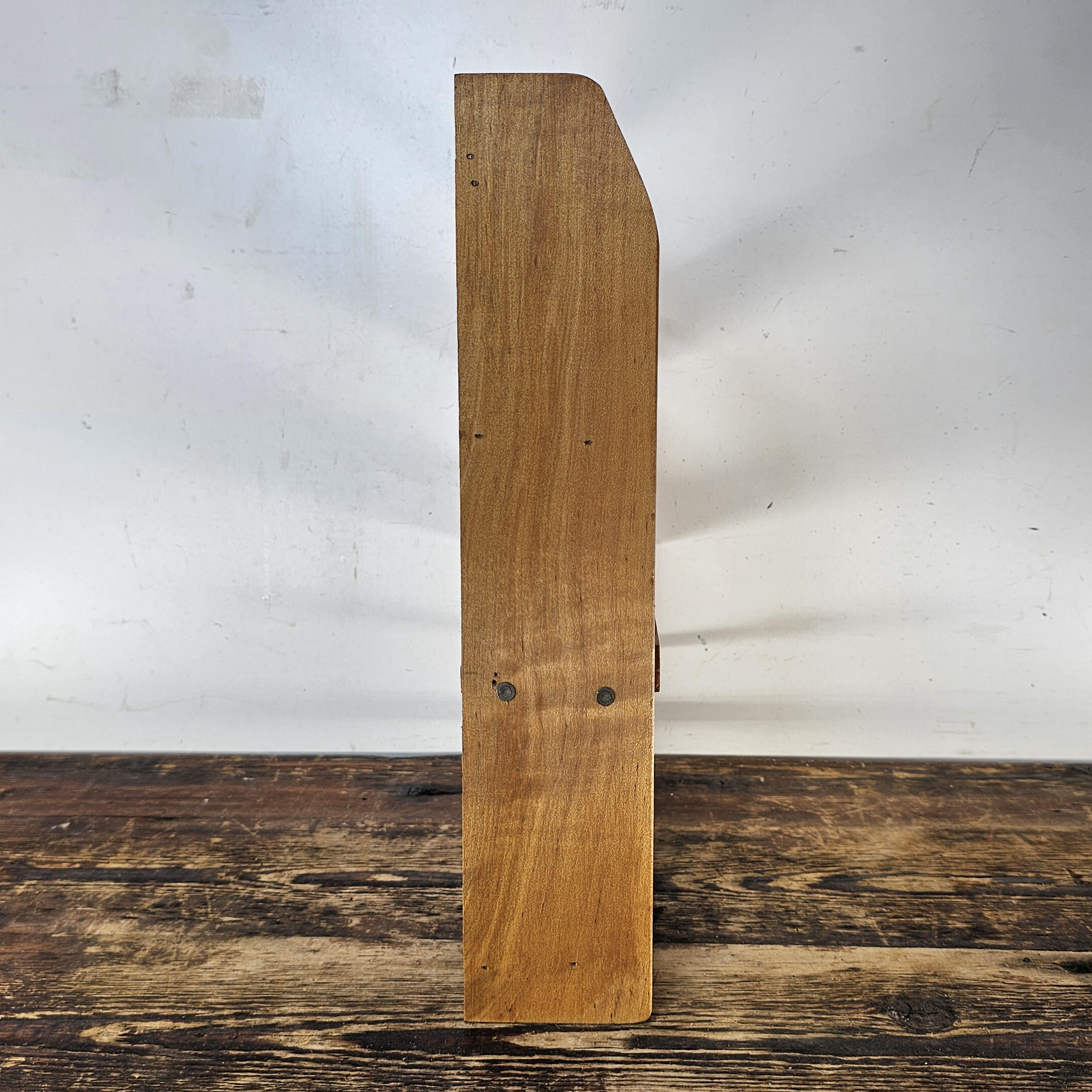 Vintage Rustic Wood Spice Cabinet Rack Wall Mounted 14"H x 12.75"W x 2.75"D