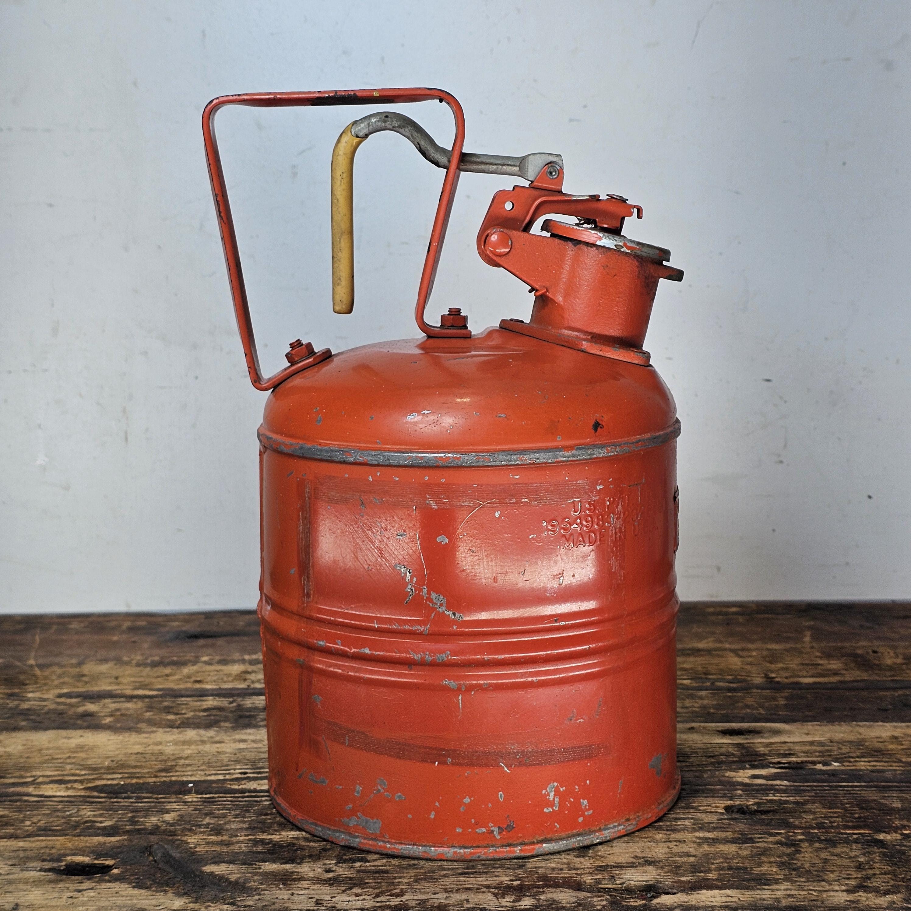Justrite Steel Safety Can with Trigger-Handle 1 Gallon Gas Can