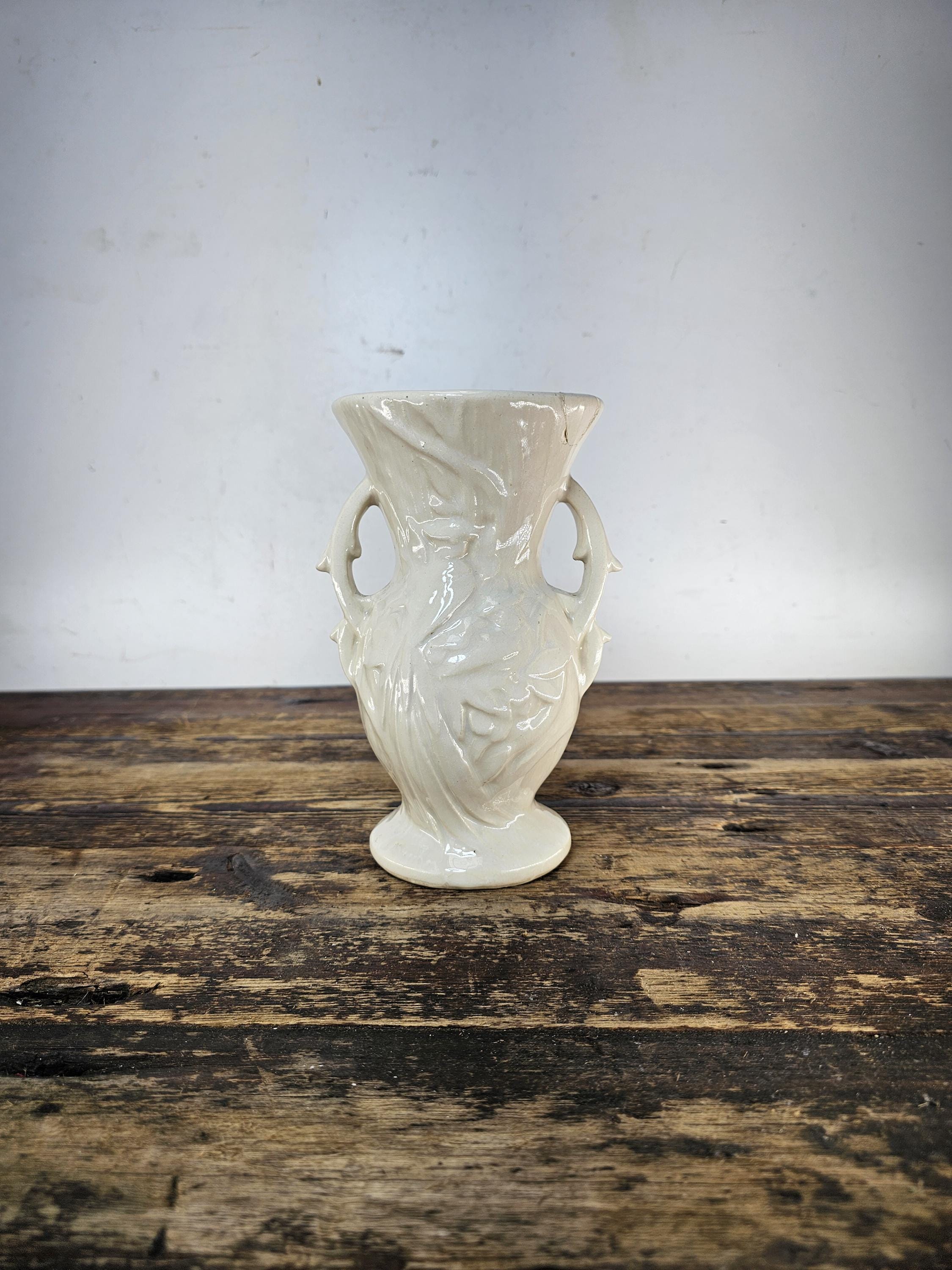 Vintage McCoy Bird of Paradise Vase 1940s (Has Damage)