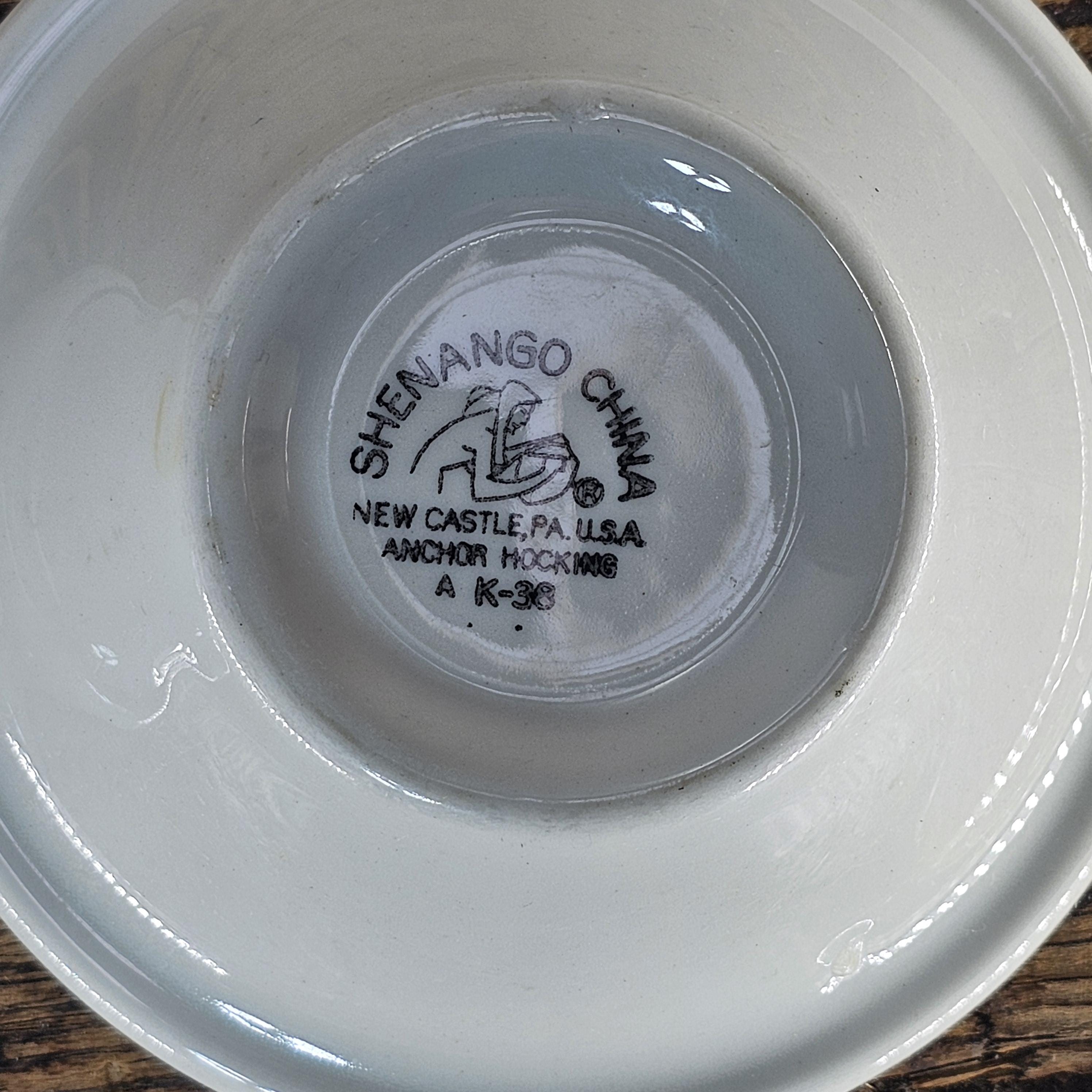 Set of 2 Vintage Shenango China K-38 Dessert Bowl 4.75" x 1.5"