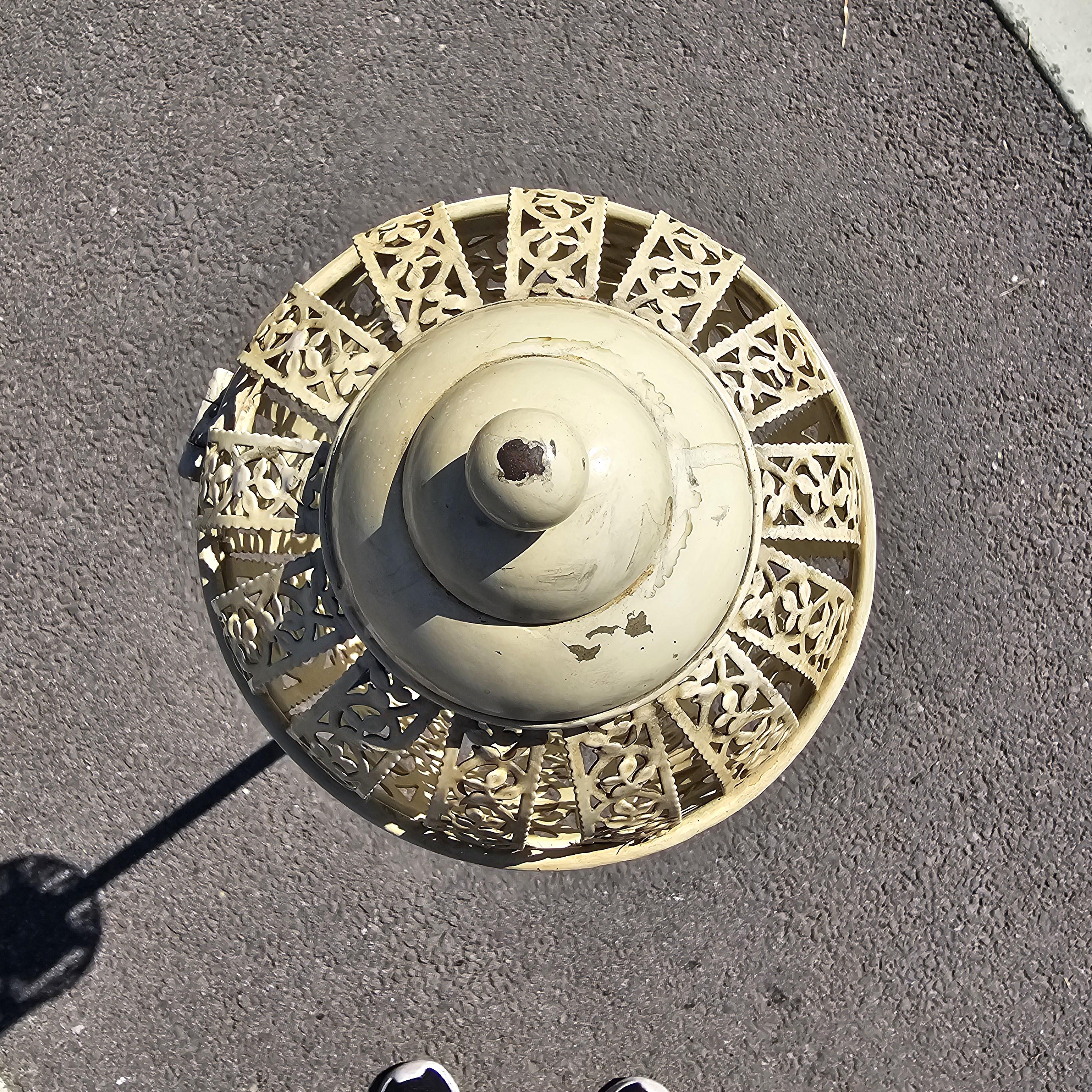 Vintage Style Birdcage Candle Holder Stand 45"H