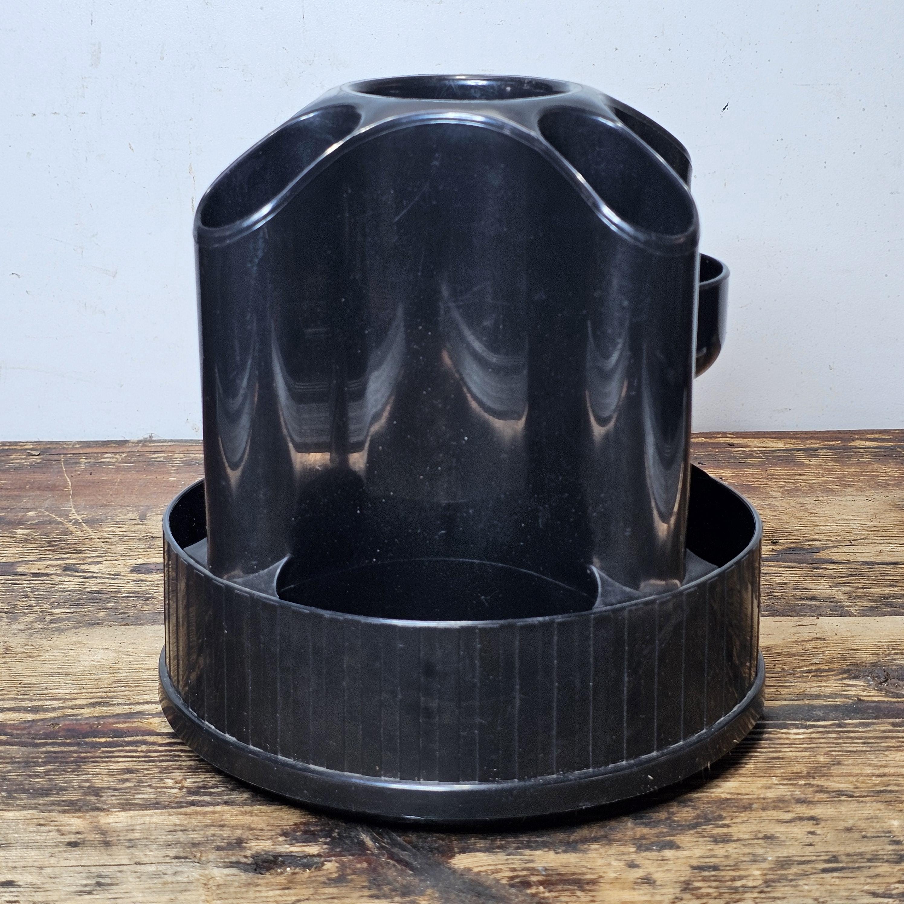 Oxford SDI Rotating Organizer Desk Art Supply Cosmetic Brushes Crafts 8" x 8"