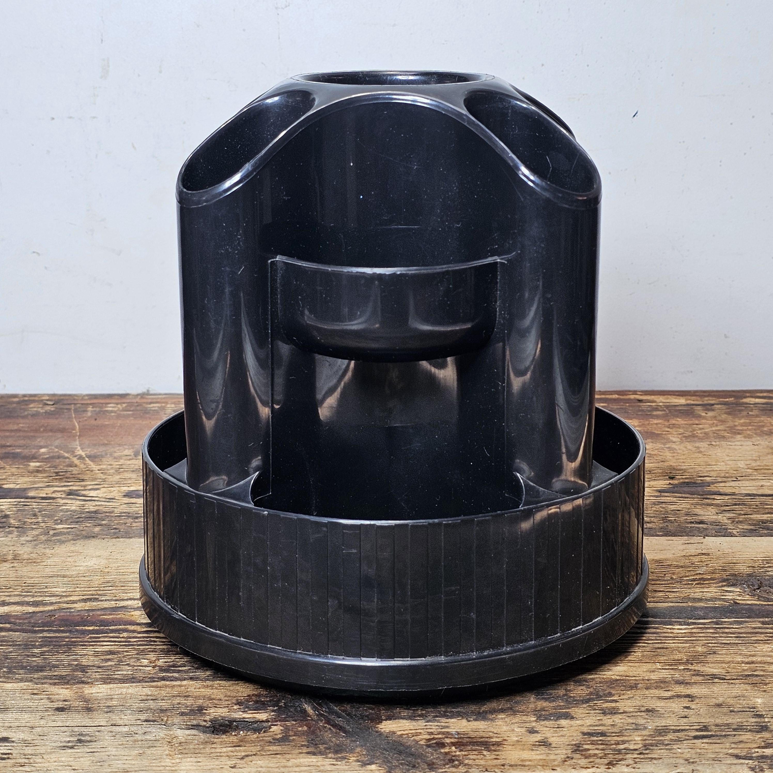 Oxford SDI Rotating Organizer Desk Art Supply Cosmetic Brushes Crafts 8" x 8"