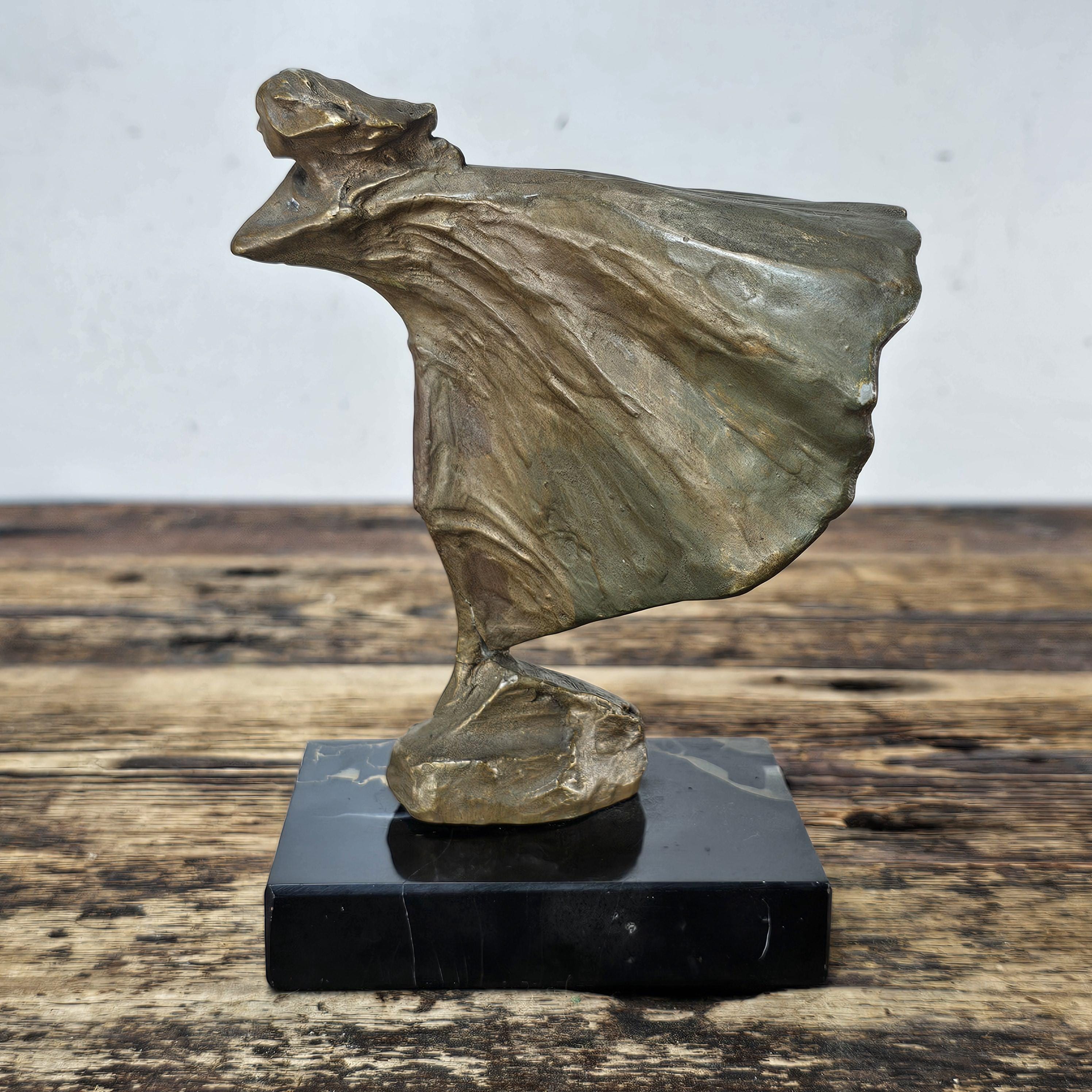 Alva Museum Replica ENVOL by Max LE VERRIER Windswept Woman (Has Damage)