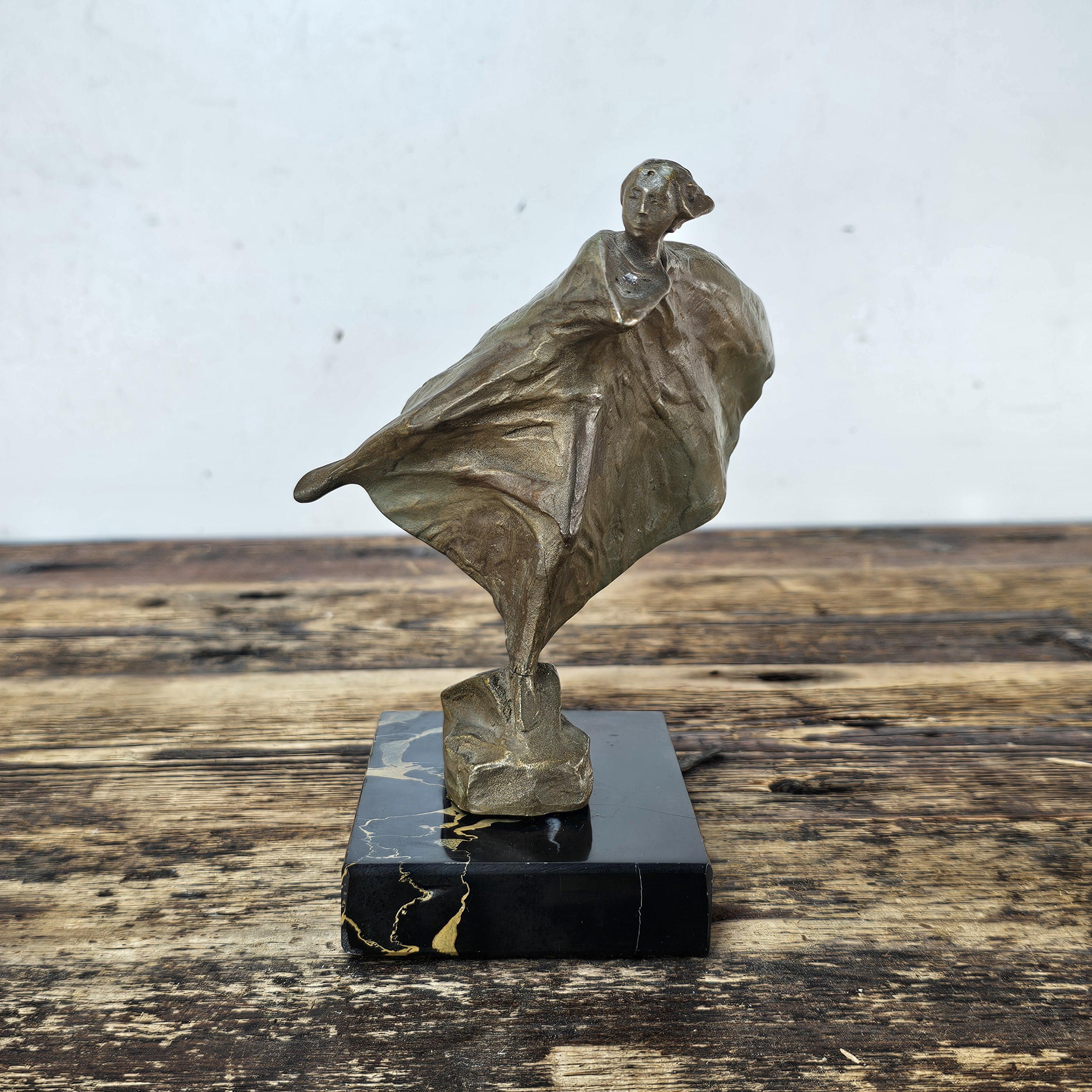 Alva Museum Replica ENVOL by Max LE VERRIER Windswept Woman (Has Damage)