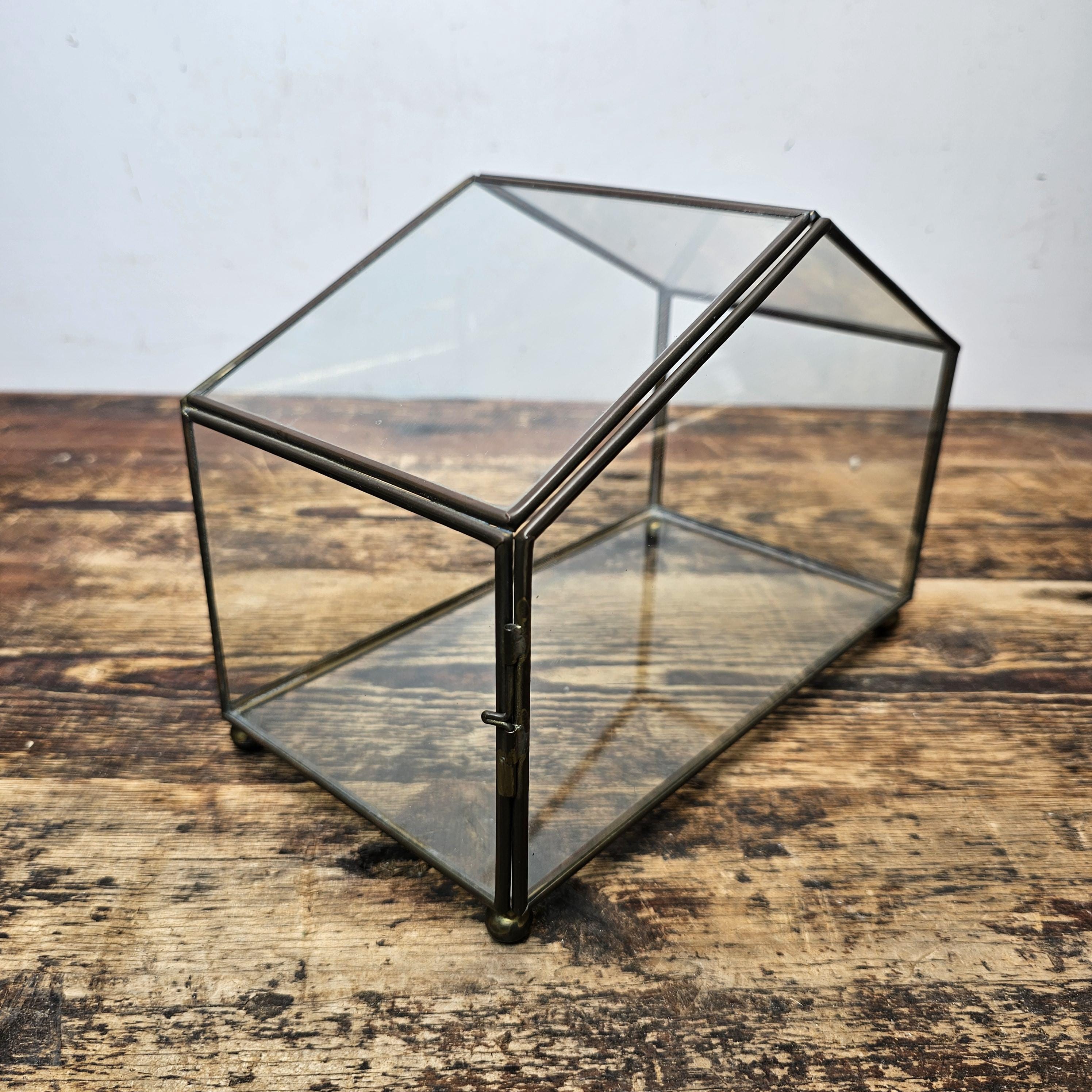 Tonalá Style Mexican Folk Art Nativity Set with Glass House