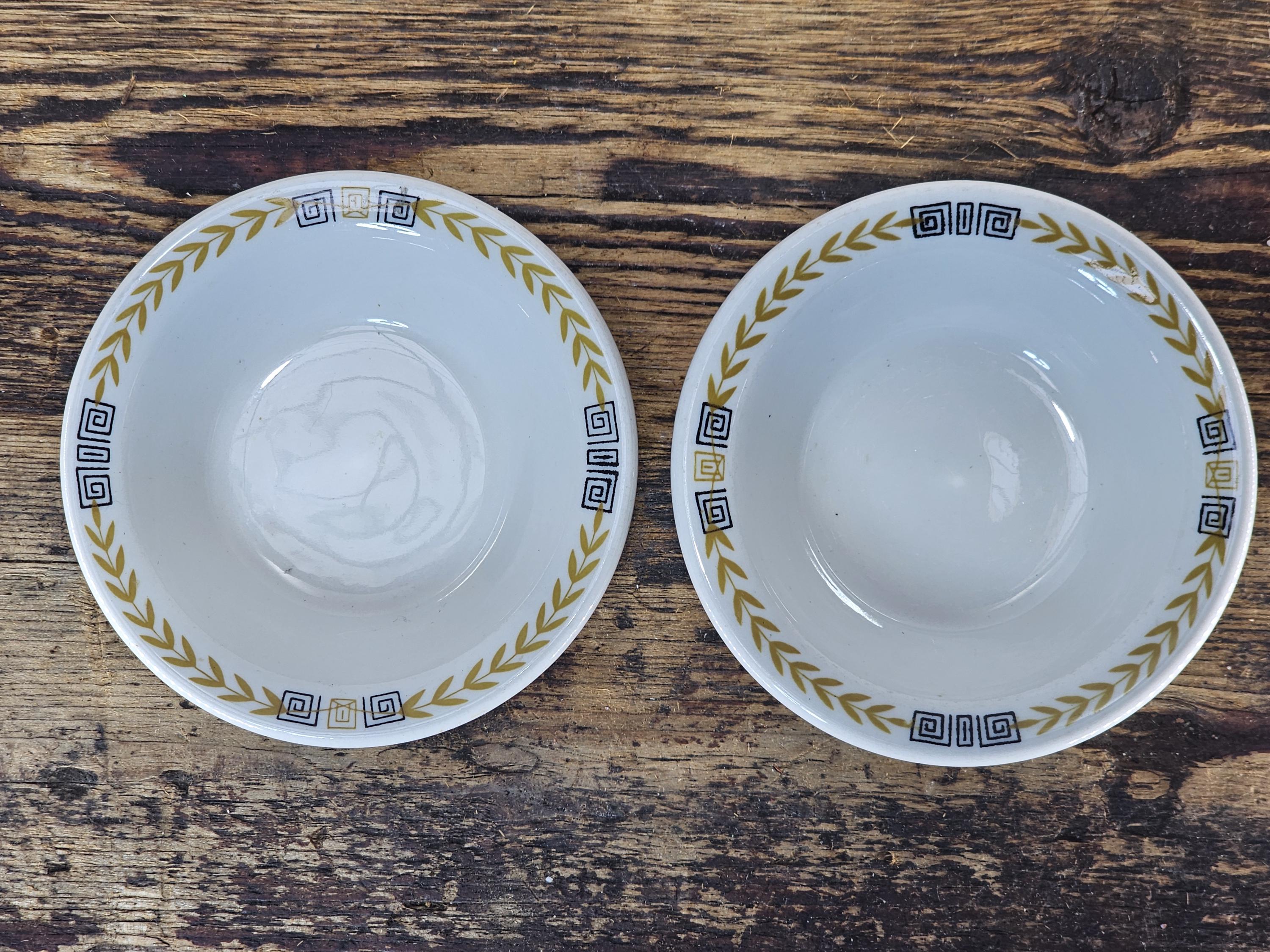 Set of 2 Vintage Shenango China K-38 Dessert Bowl 4.75" x 1.5"