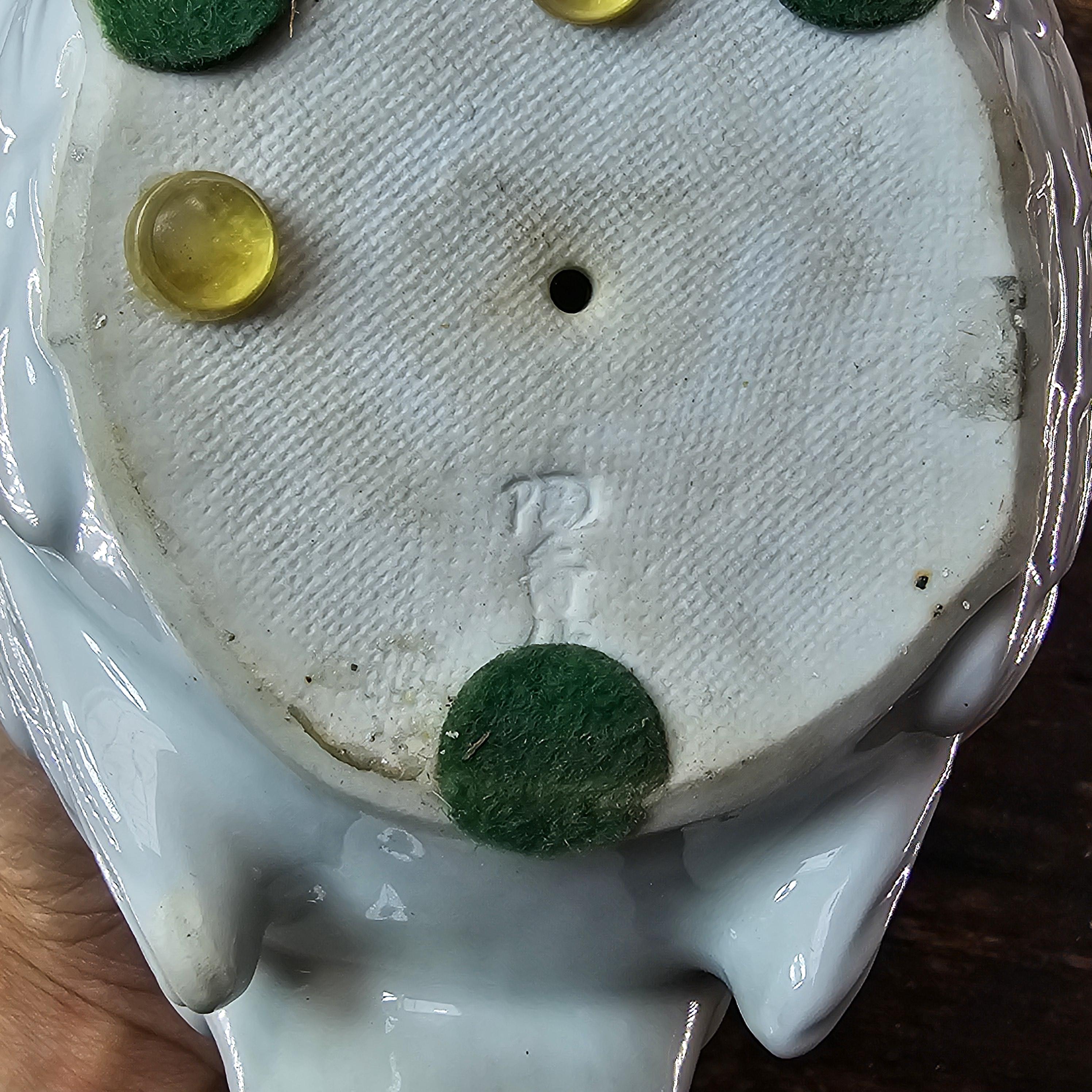 Vintage White Porcelain Quail Figurine Signed Made In Japan 7.5"L x 5"W x 7.5"H