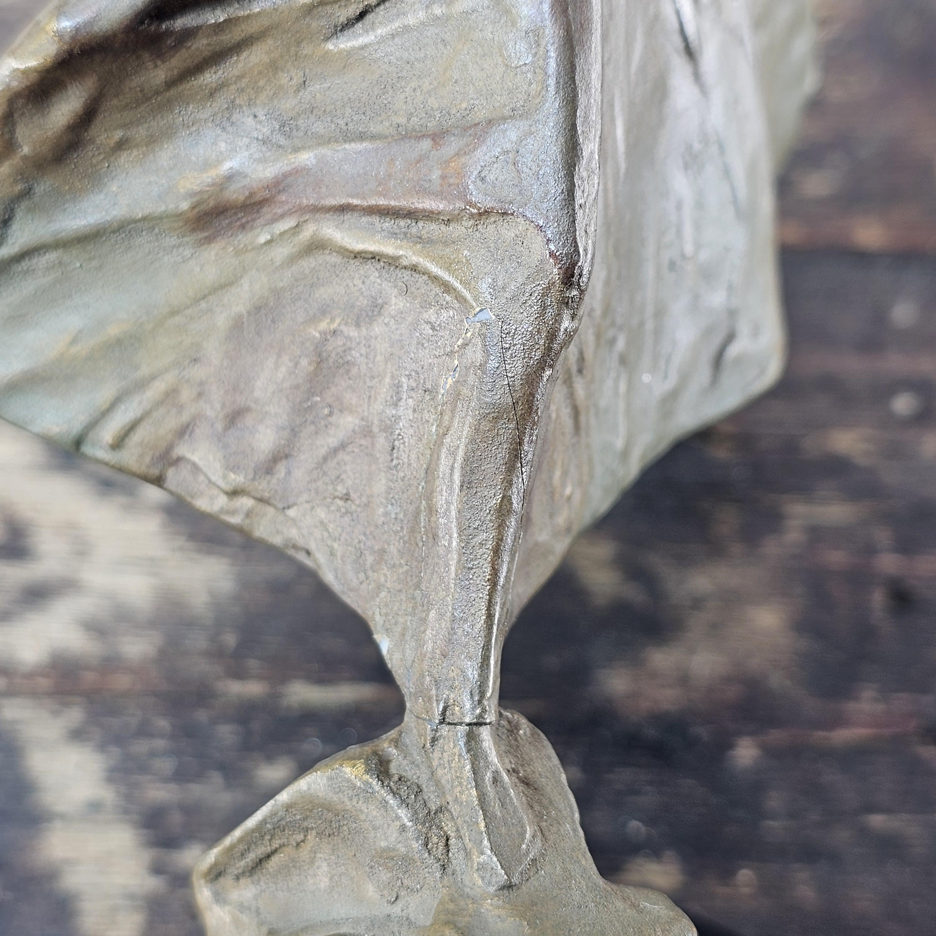 Alva Museum Replica ENVOL by Max LE VERRIER Windswept Woman (Has Damage)