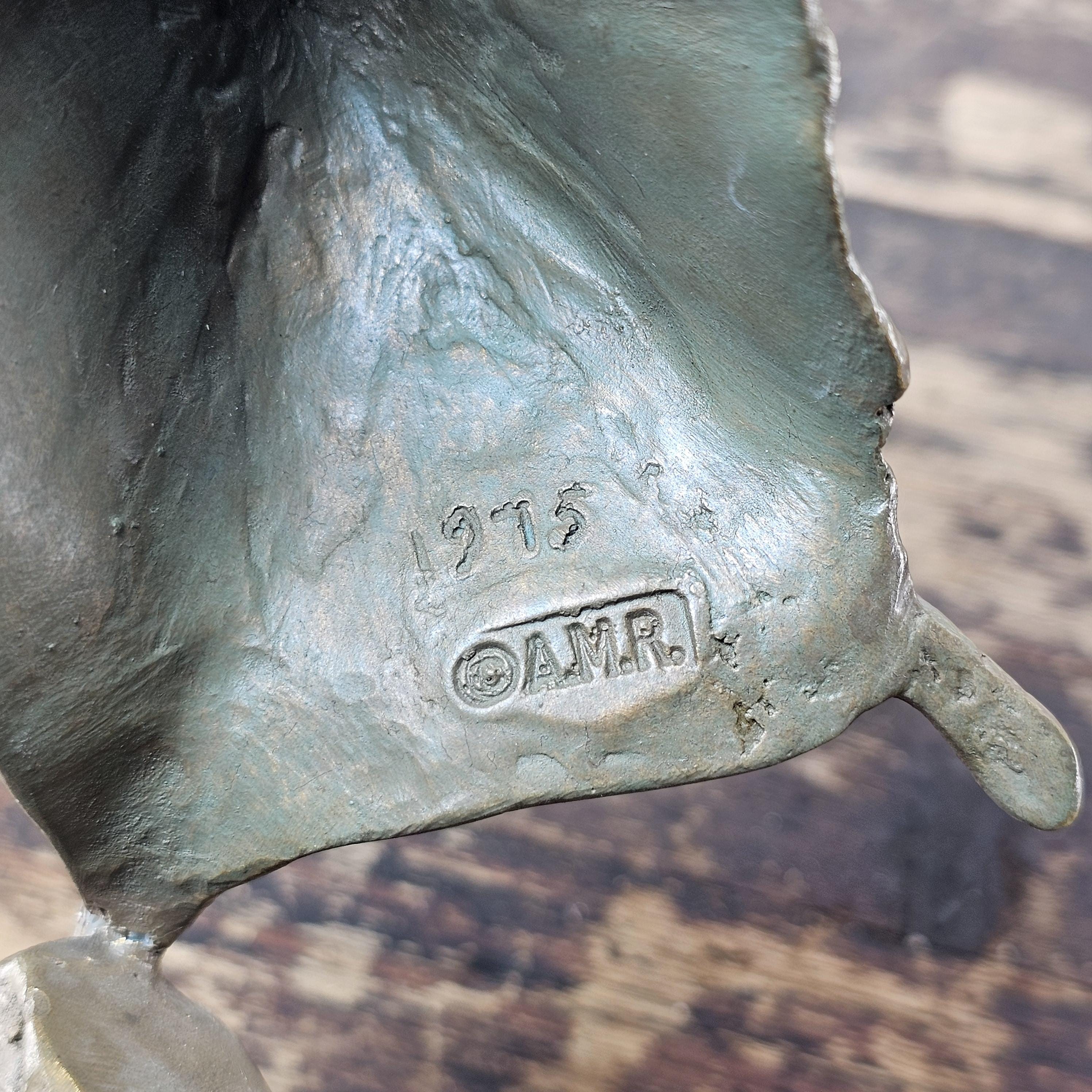 Alva Museum Replica ENVOL by Max LE VERRIER Windswept Woman (Has Damage)